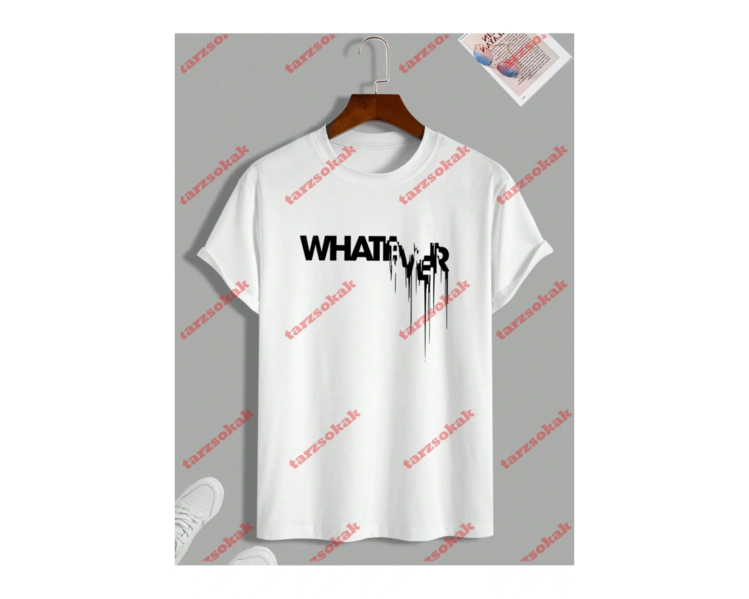 Model 3947 Erkek Yazlık Yuvarlak Yaka Kısa Kollu Günlük Tişört, Yaz