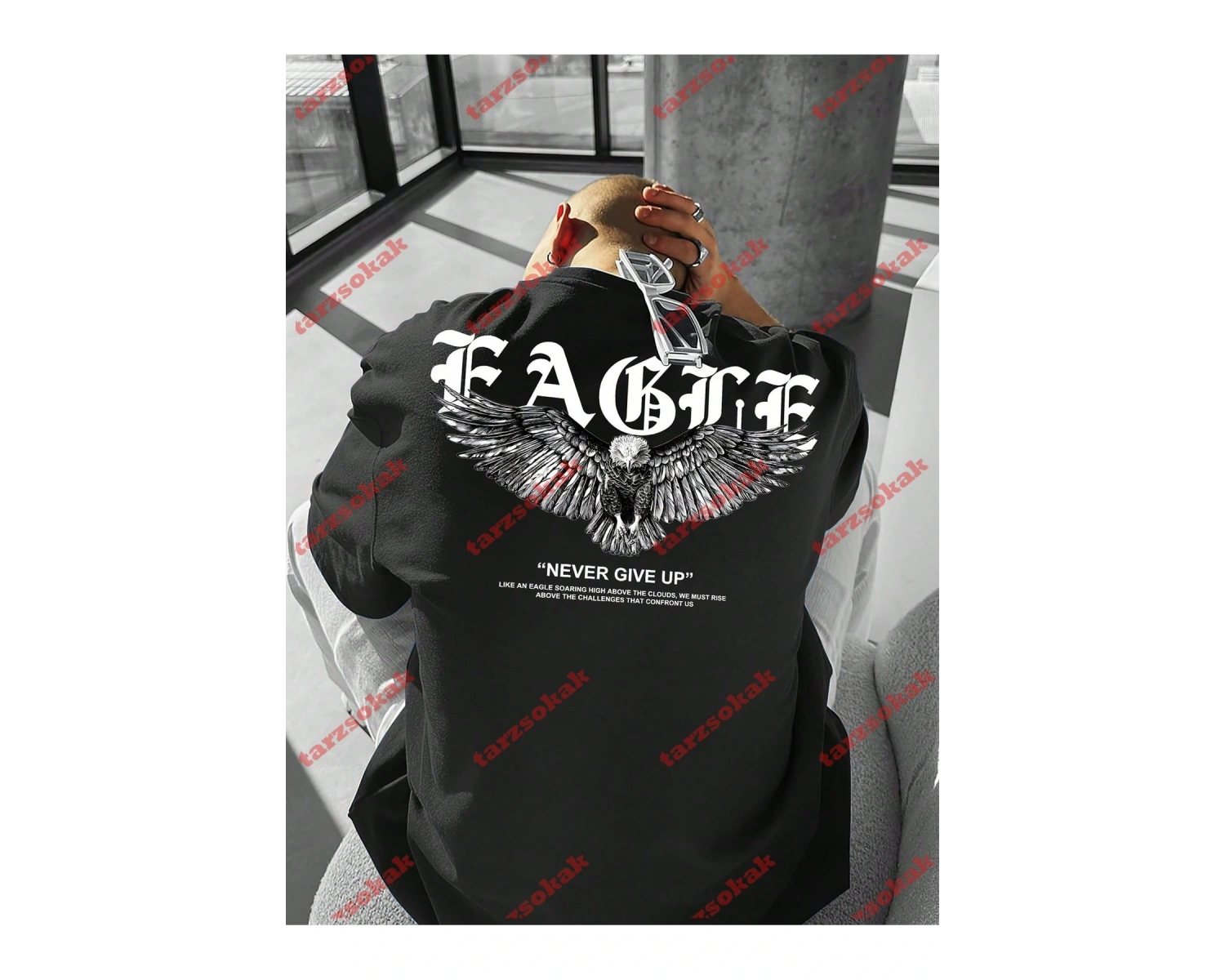 Model 3950 Erkek Yazlık Yuvarlak Yaka Kısa Kollu Günlük Tişört, Yaz