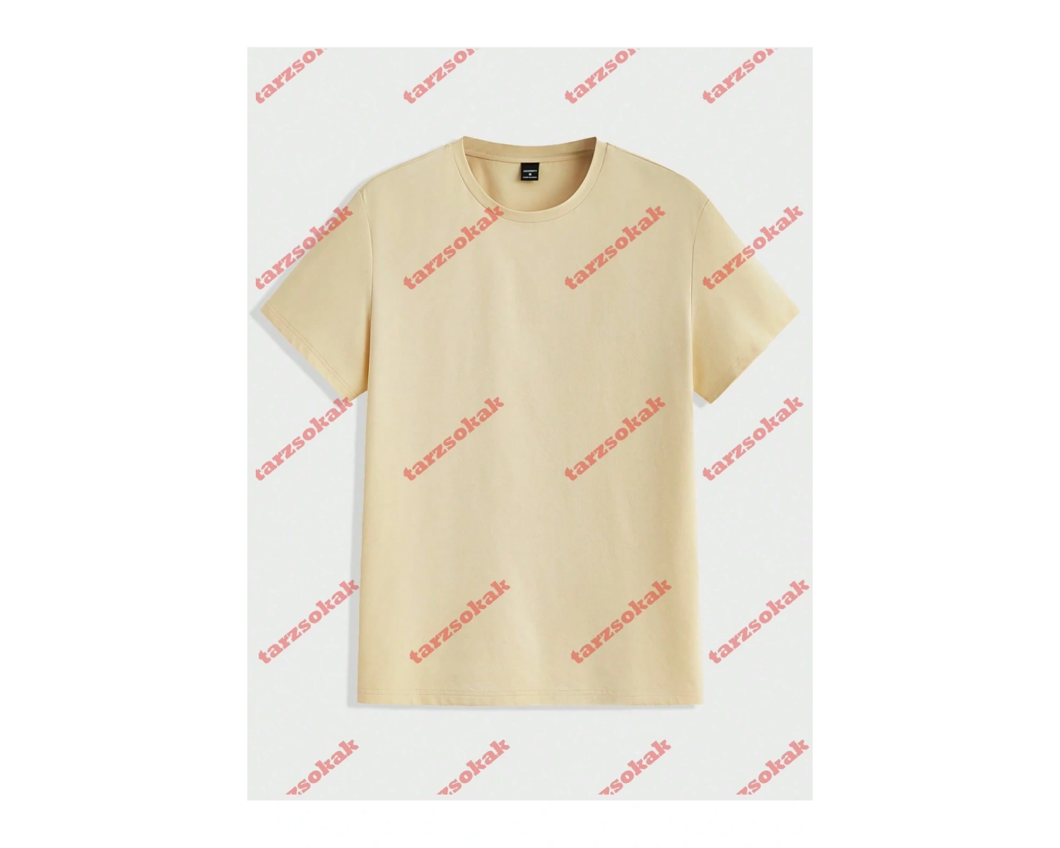 Model 3958 Erkek Yazlık Yuvarlak Yaka Kısa Kollu Günlük Tişört, Yaz