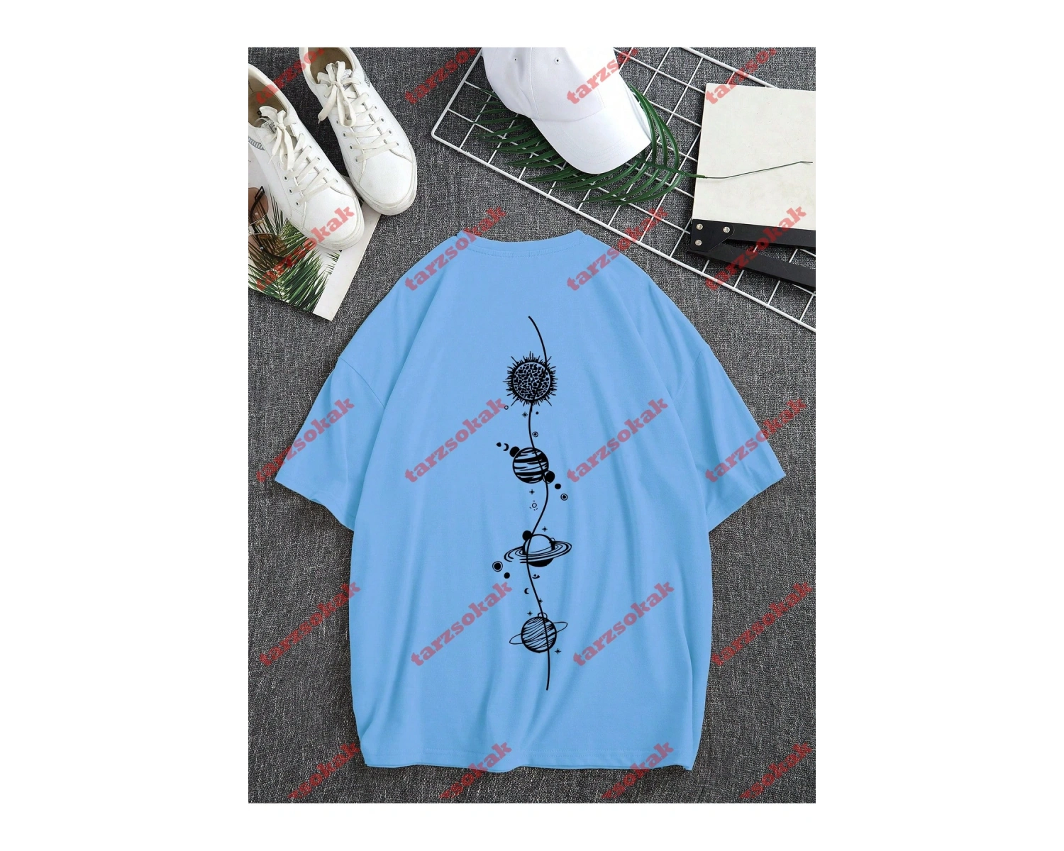 Model 3961 Erkek Yazlık Yuvarlak Yaka Kısa Kollu Günlük Tişört, Yaz