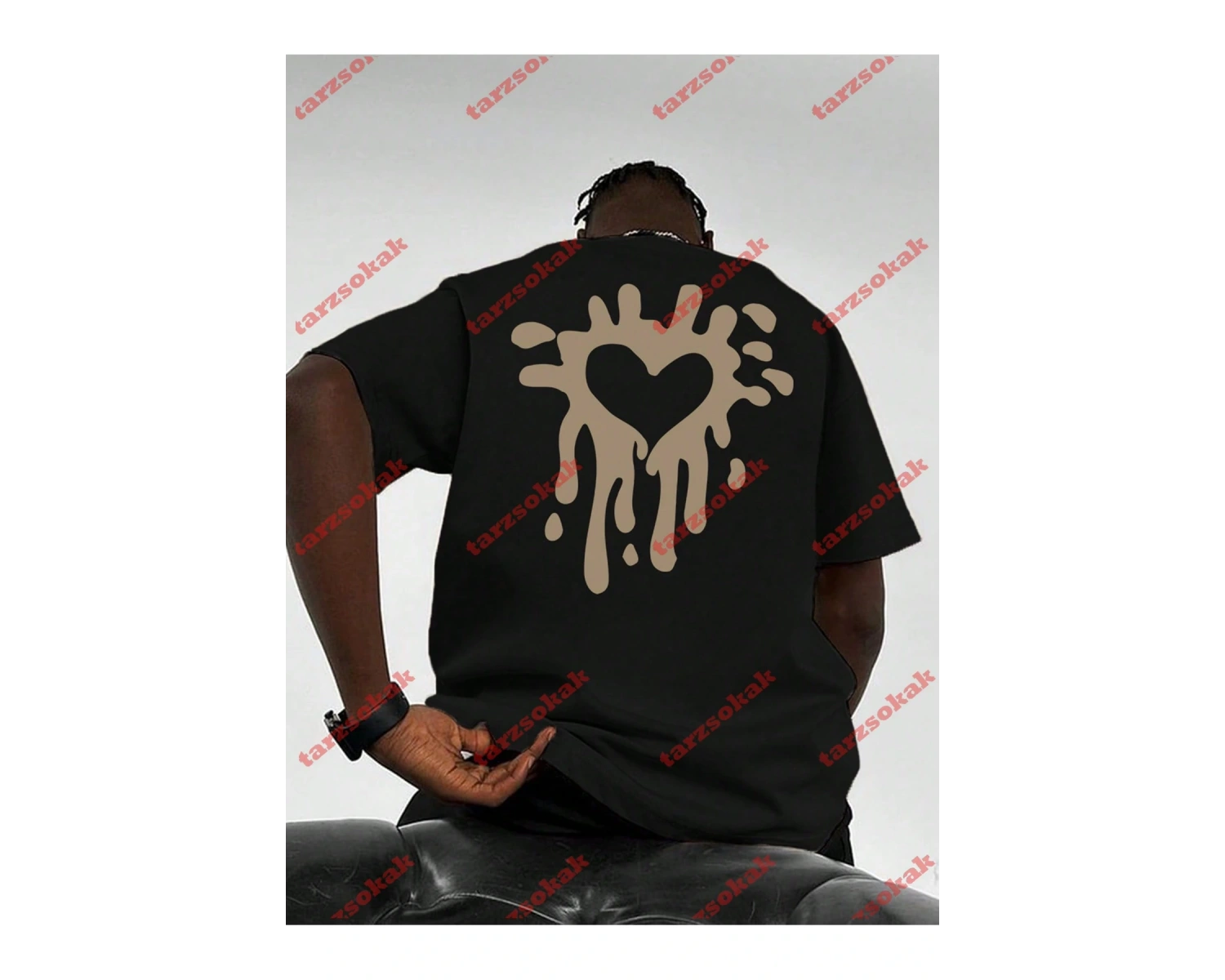 Model 3965 Erkek Yazlık Yuvarlak Yaka Kısa Kollu Günlük Tişört, Yaz