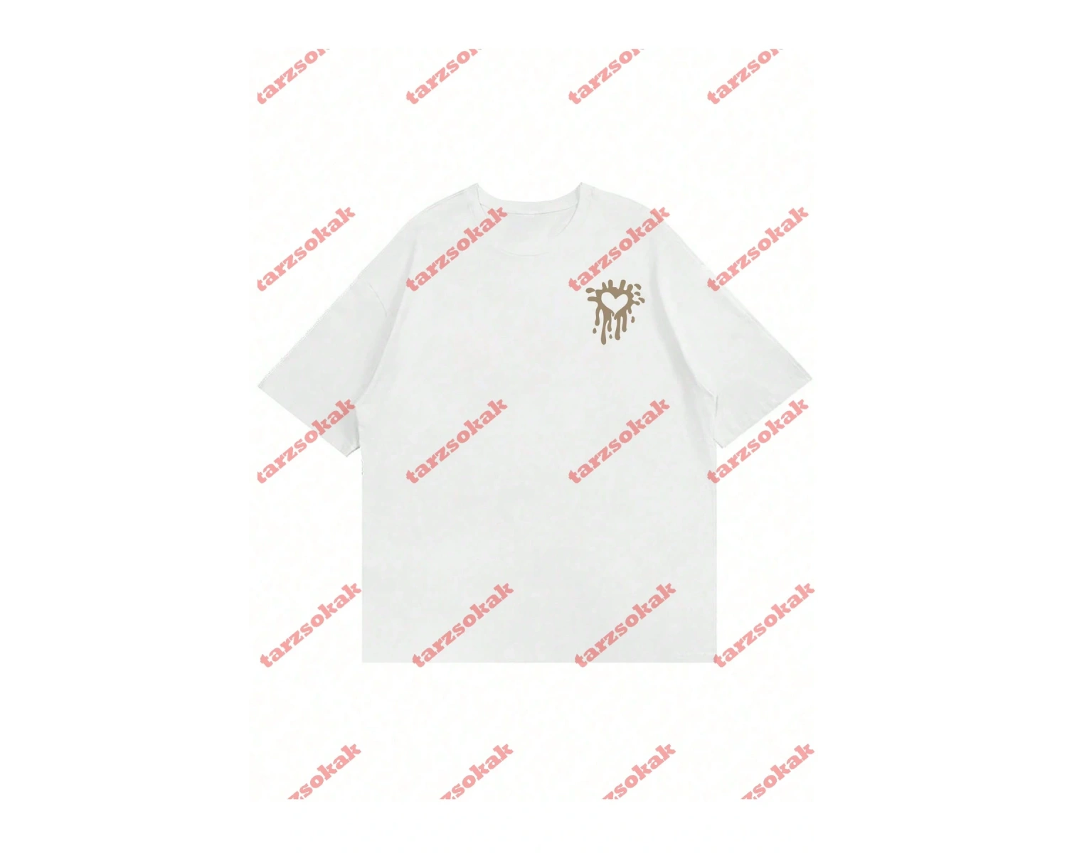 Model 3965 Erkek Yazlık Yuvarlak Yaka Kısa Kollu Günlük Tişört, Yaz