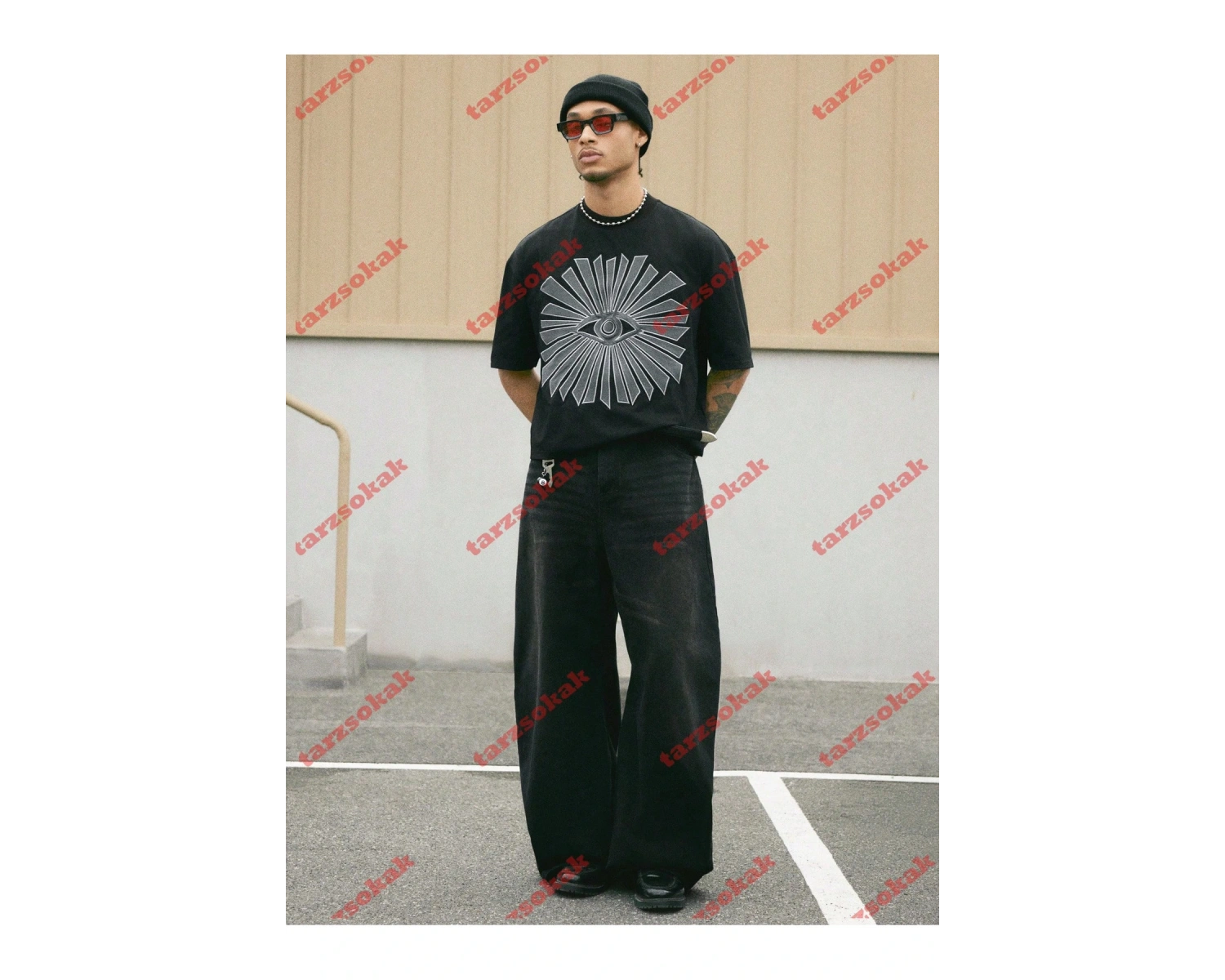 Model 3966 Erkek Yazlık Yuvarlak Yaka Kısa Kollu Günlük Tişört, Yaz