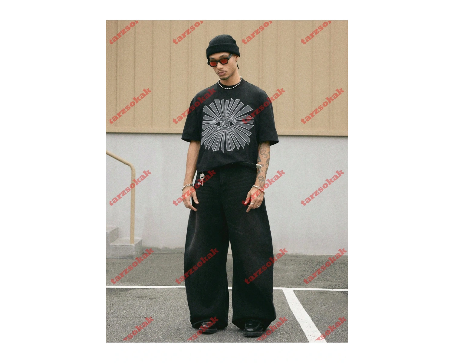 Model 3966 Erkek Yazlık Yuvarlak Yaka Kısa Kollu Günlük Tişört, Yaz