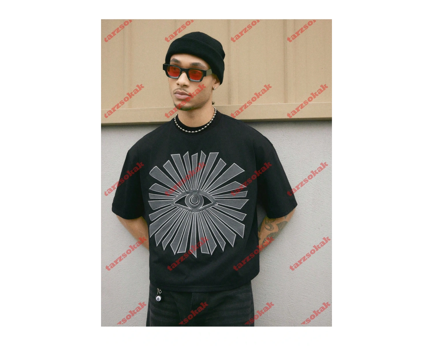 Model 3966 Erkek Yazlık Yuvarlak Yaka Kısa Kollu Günlük Tişört, Yaz