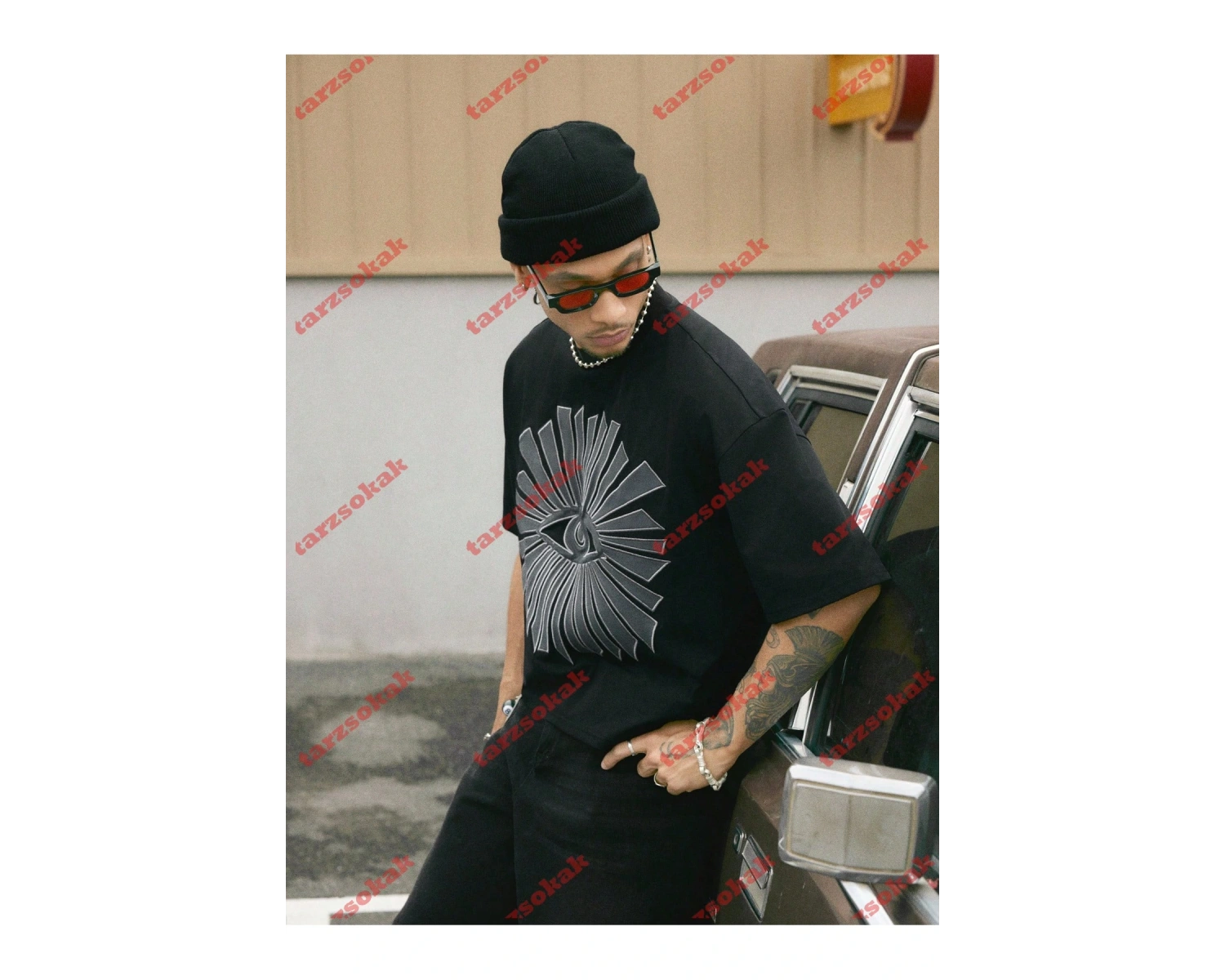 Model 3966 Erkek Yazlık Yuvarlak Yaka Kısa Kollu Günlük Tişört, Yaz