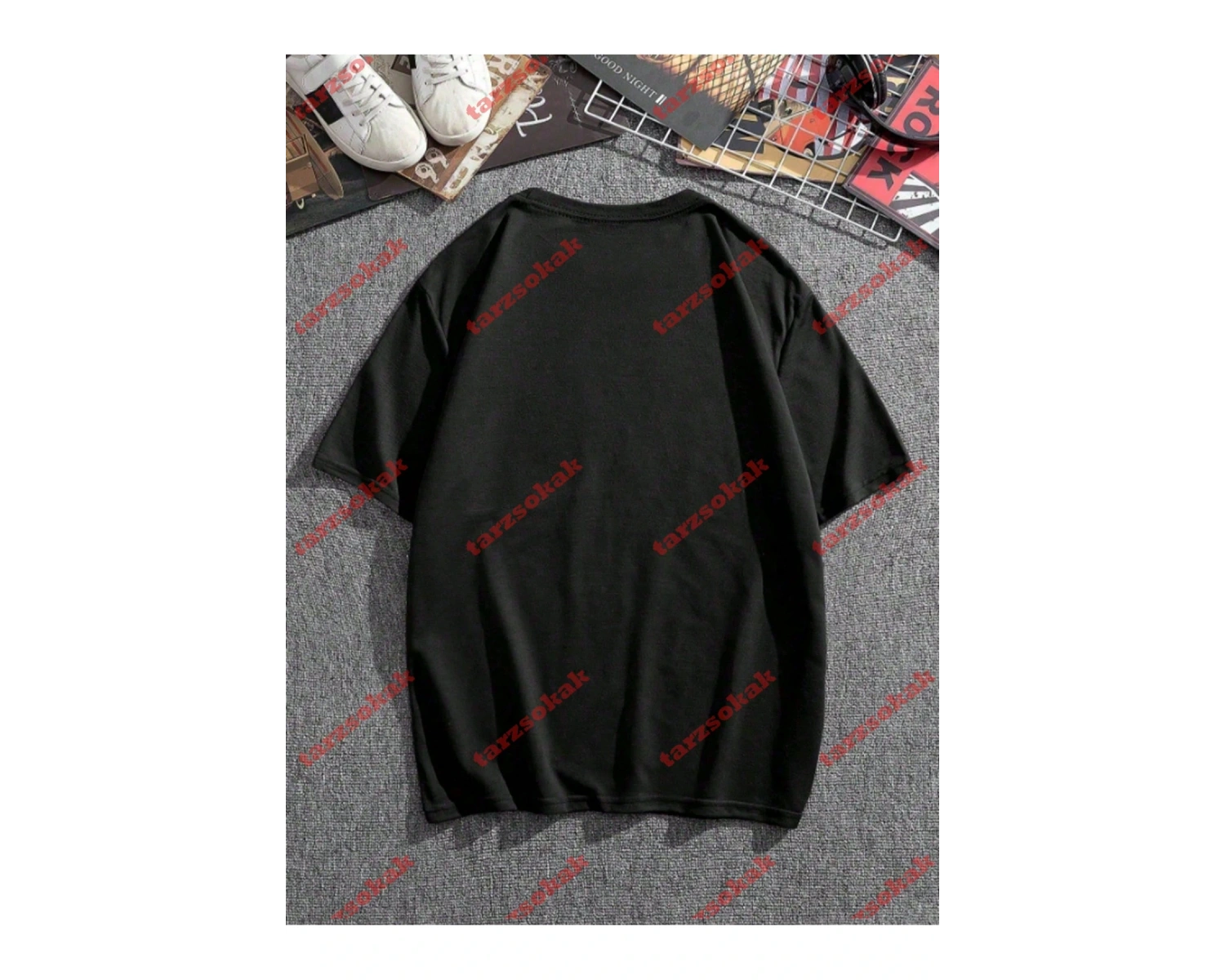 Model 3972 Erkek Yazlık Yuvarlak Yaka Kısa Kollu Günlük Tişört, Yaz