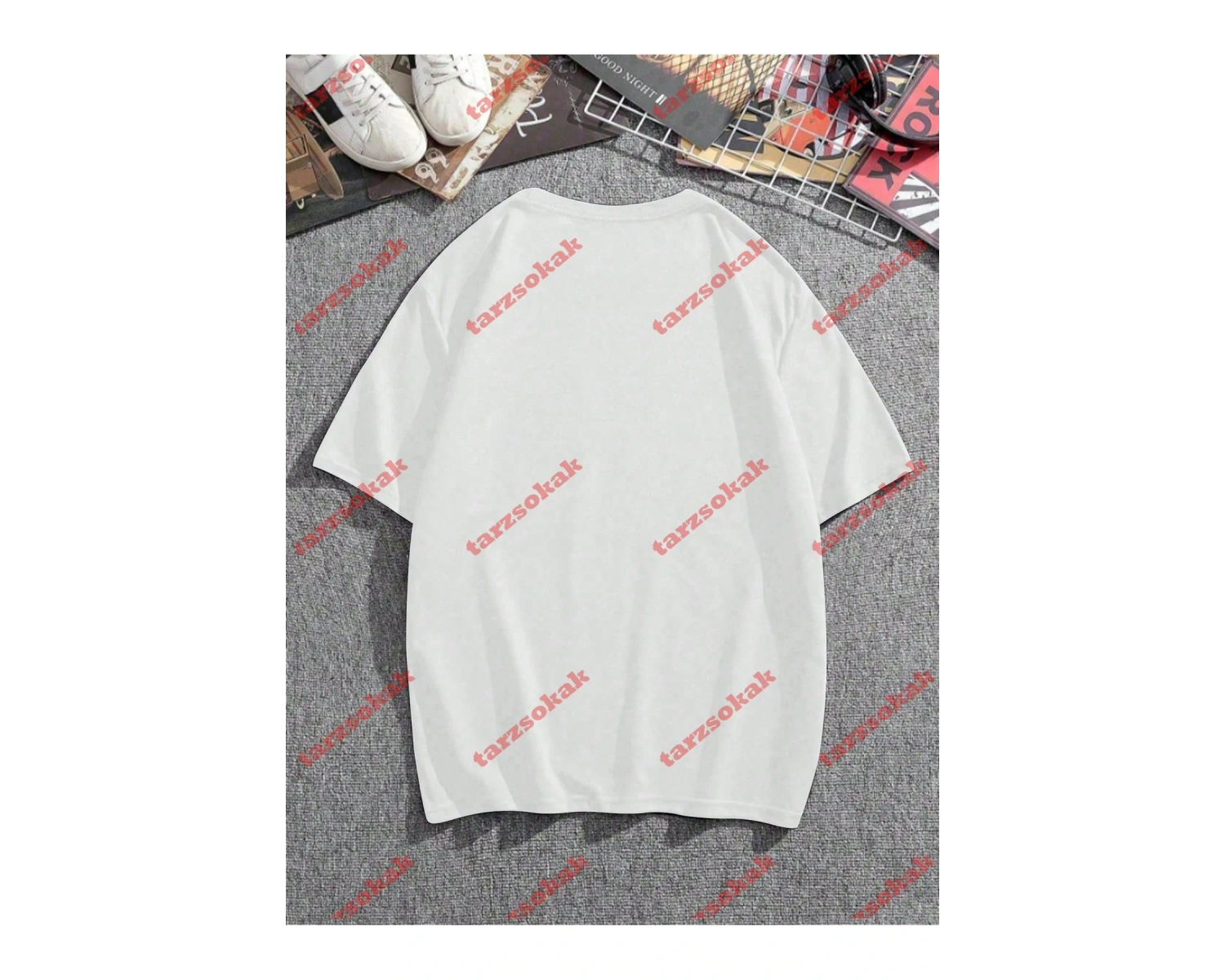 Model 3972 Erkek Yazlık Yuvarlak Yaka Kısa Kollu Günlük Tişört, Yaz