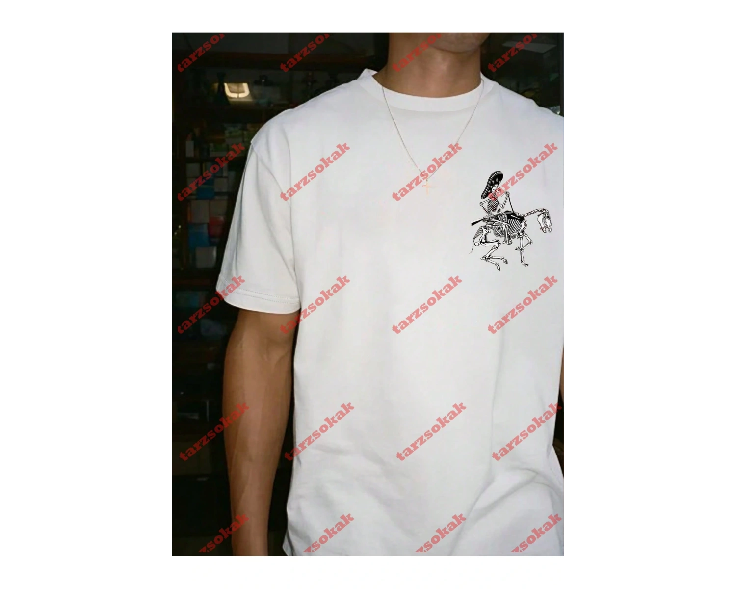 Model 3973 Erkek Yazlık Yuvarlak Yaka Kısa Kollu Günlük Tişört, Yaz