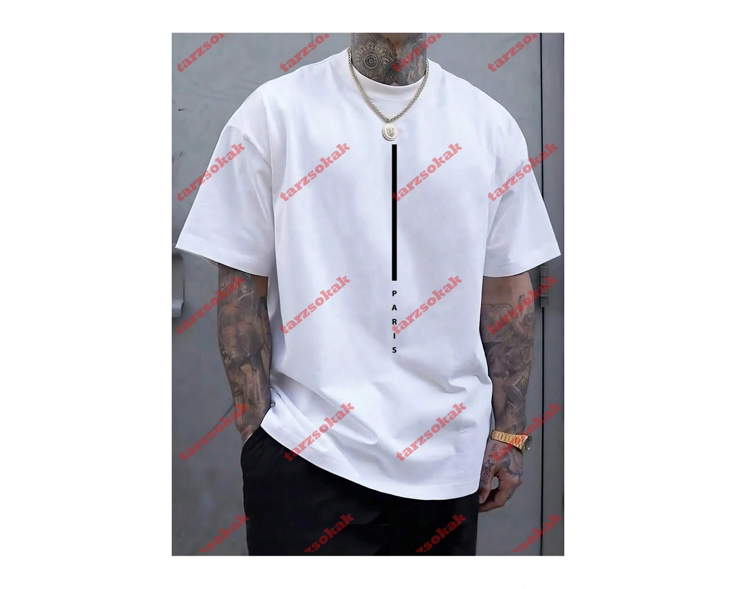 Model 3974 Erkek Yazlık Yuvarlak Yaka Kısa Kollu Günlük Tişört, Yaz