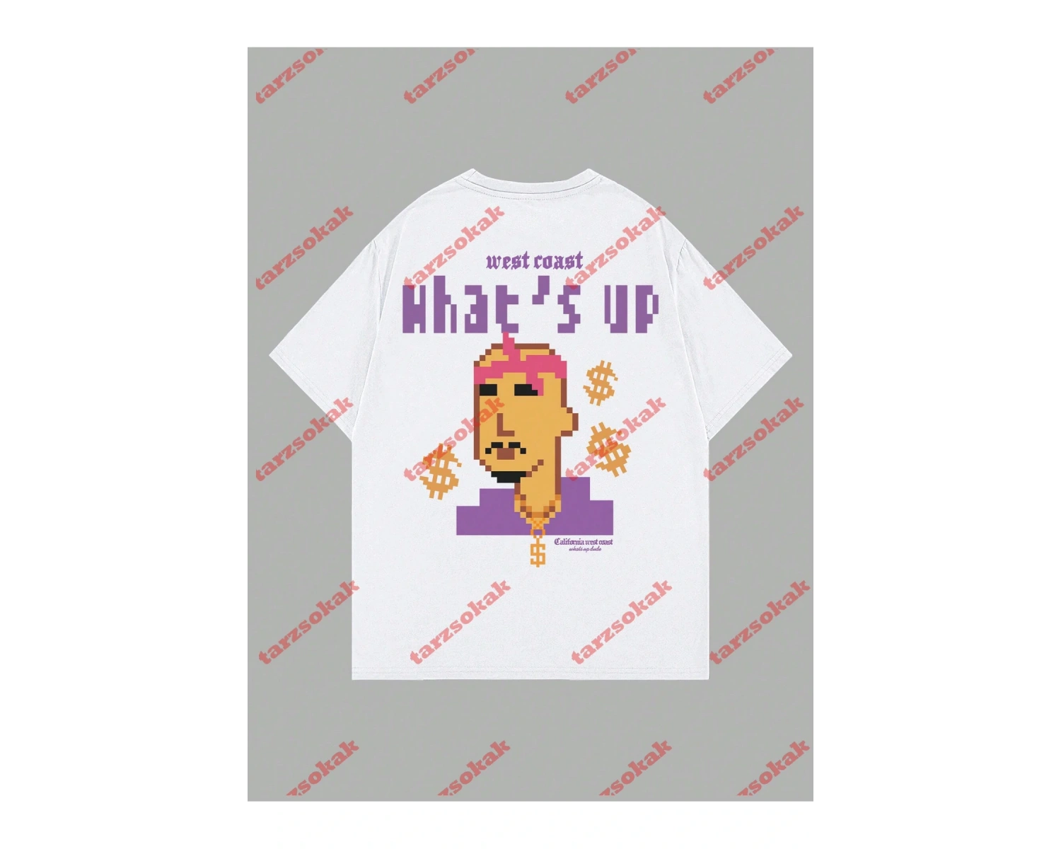 Model 3977 Erkek Yazlık Yuvarlak Yaka Kısa Kollu Günlük Tişört, Yaz