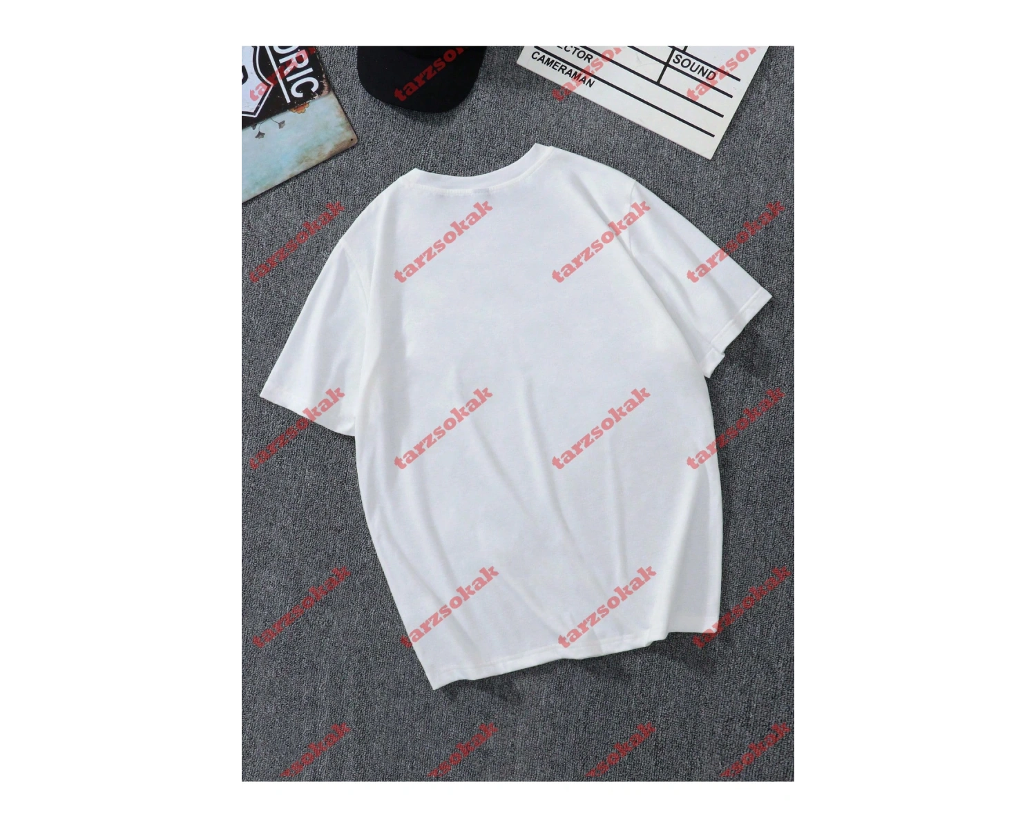 Model 3981 Erkek Yazlık Yuvarlak Yaka Kısa Kollu Günlük Tişört, Yaz