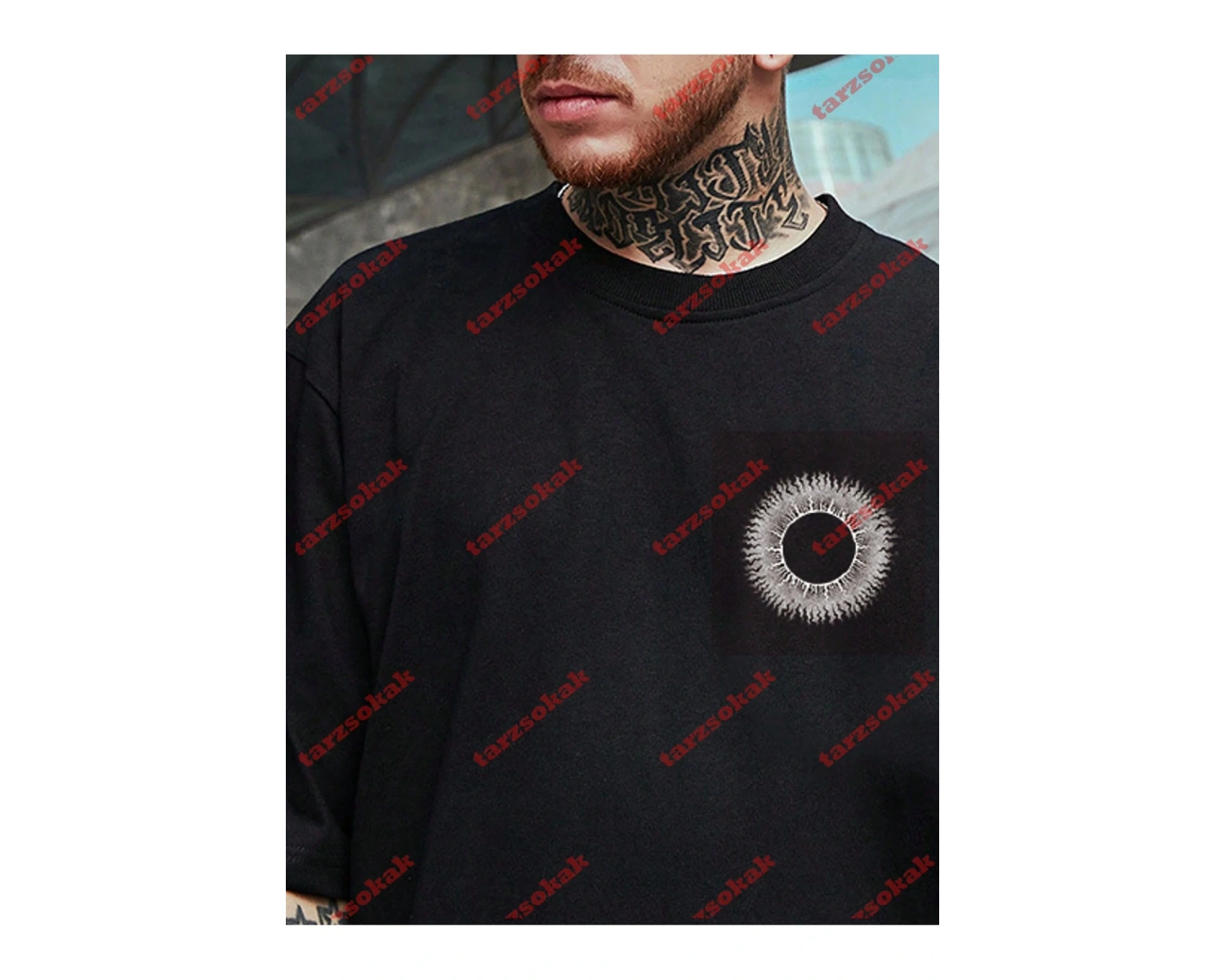 Model 3990 Erkek Yazlık Yuvarlak Yaka Kısa Kollu Günlük Tişört, Yaz