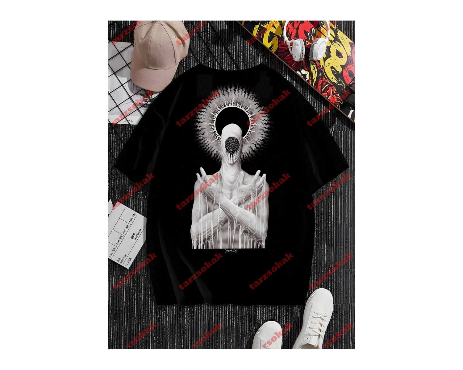 Model 3990 Erkek Yazlık Yuvarlak Yaka Kısa Kollu Günlük Tişört, Yaz