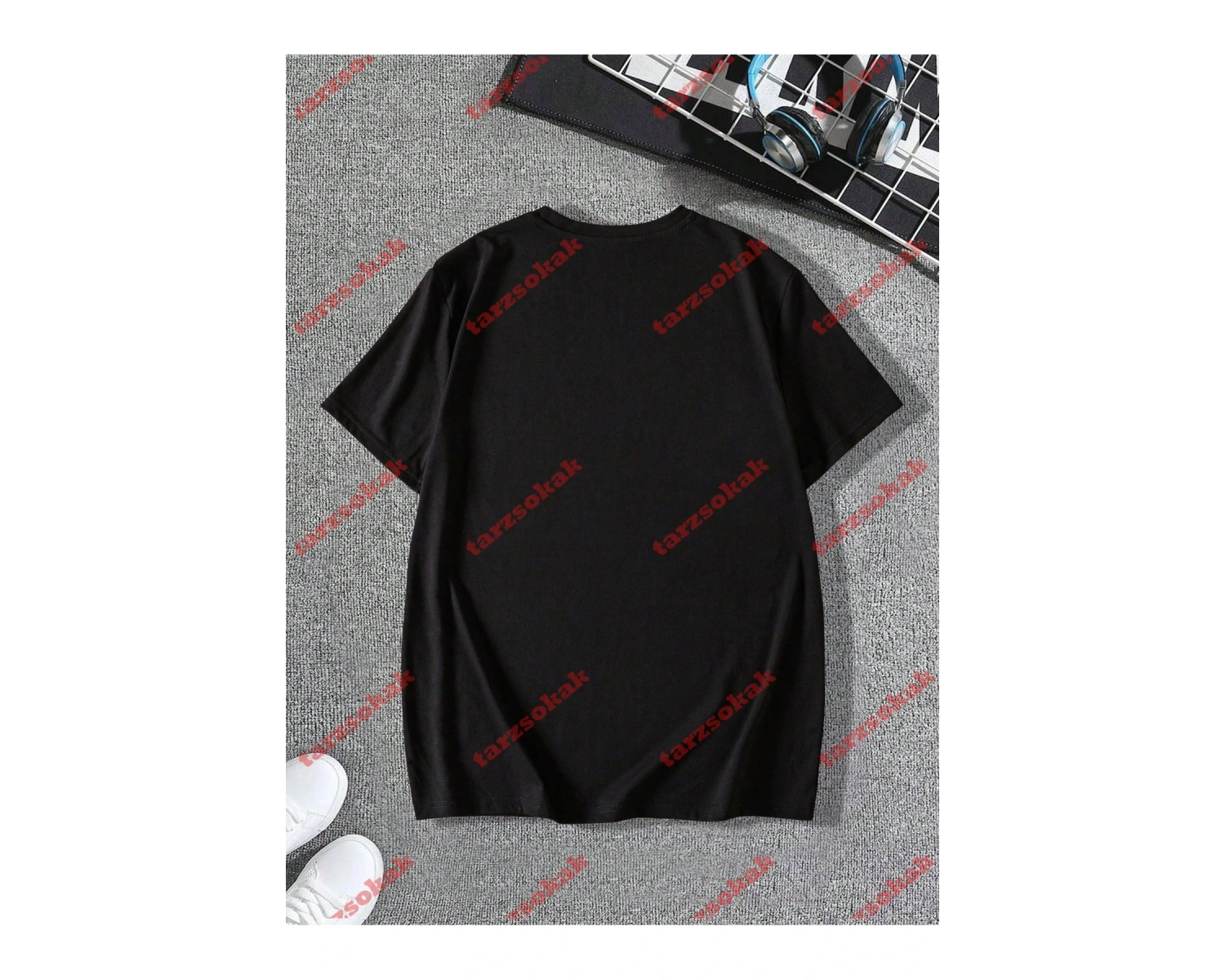 Model 4002 Erkek Yazlık Yuvarlak Yaka Kısa Kollu Günlük Tişört, Yaz