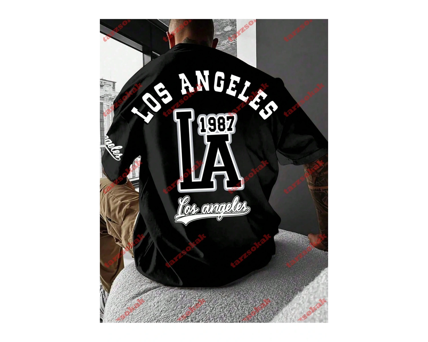 Model 4011 Erkek Yazlık Yuvarlak Yaka Kısa Kollu Günlük Tişört, Yaz