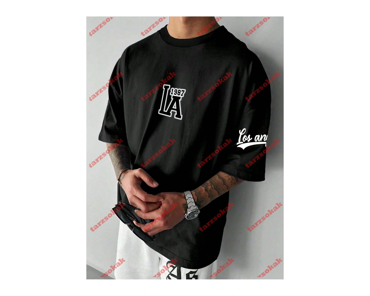 Model 4011 Erkek Yazlık Yuvarlak Yaka Kısa Kollu Günlük Tişört, Yaz