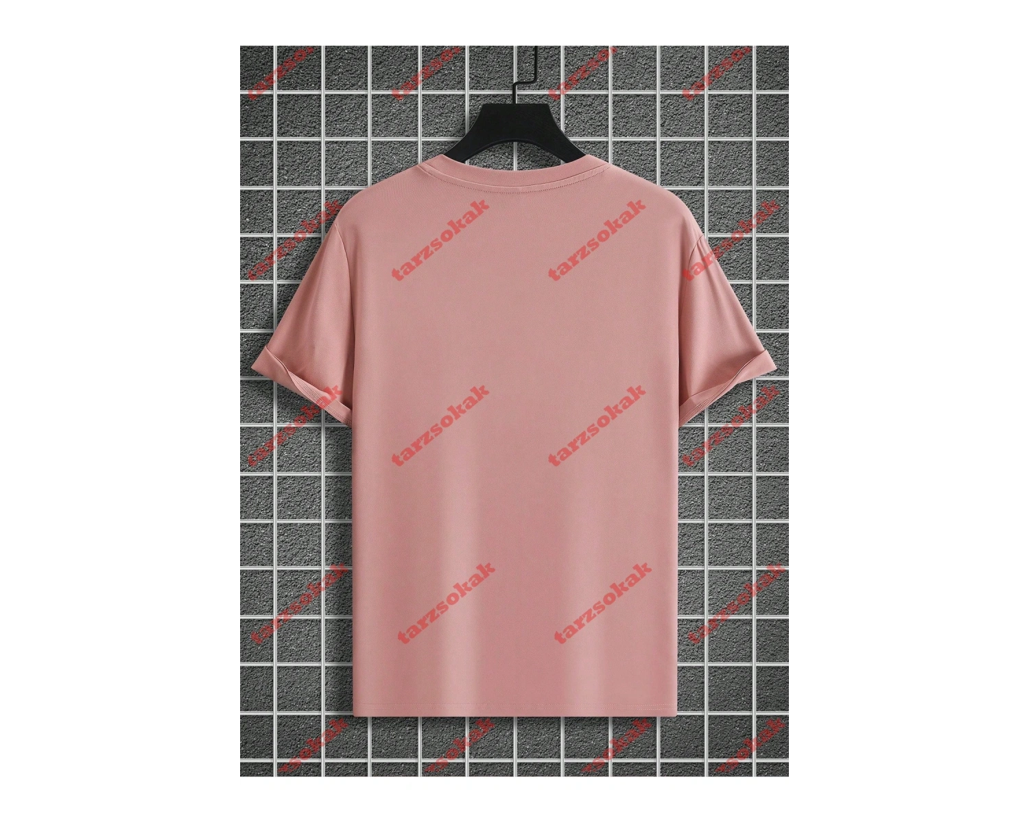 Model 4018 Erkek Yazlık Yuvarlak Yaka Kısa Kollu Günlük Tişört, Yaz