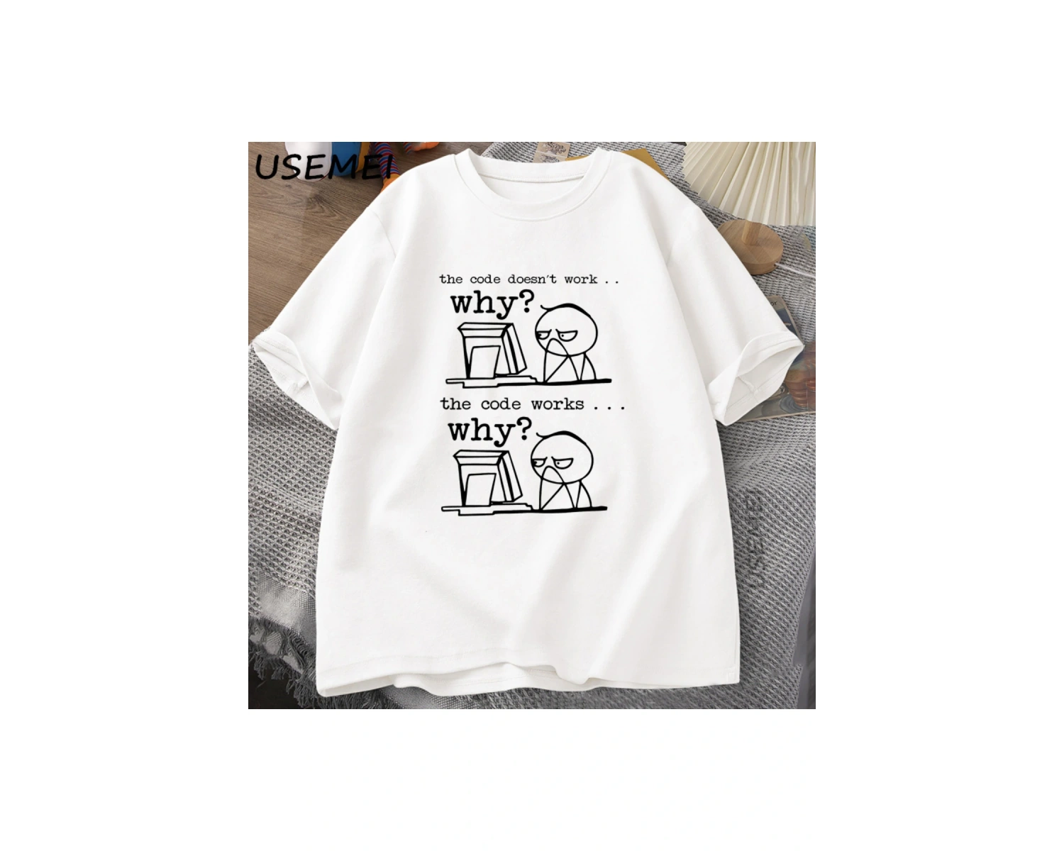 More Espresso Less Depresso Cat Drinking Coffee Funny T Shirt for Men Women Japanese Style Ca 2910