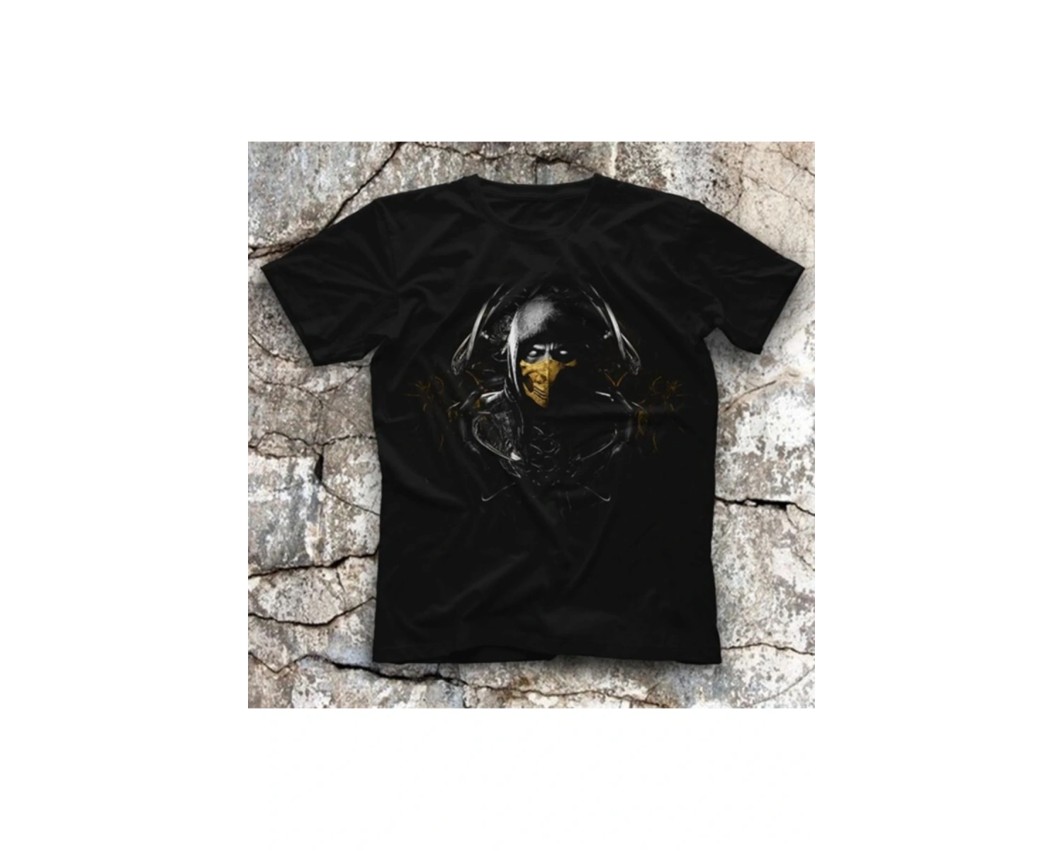 Mortal Kombat Siyah Unisex Tişört T-shirt