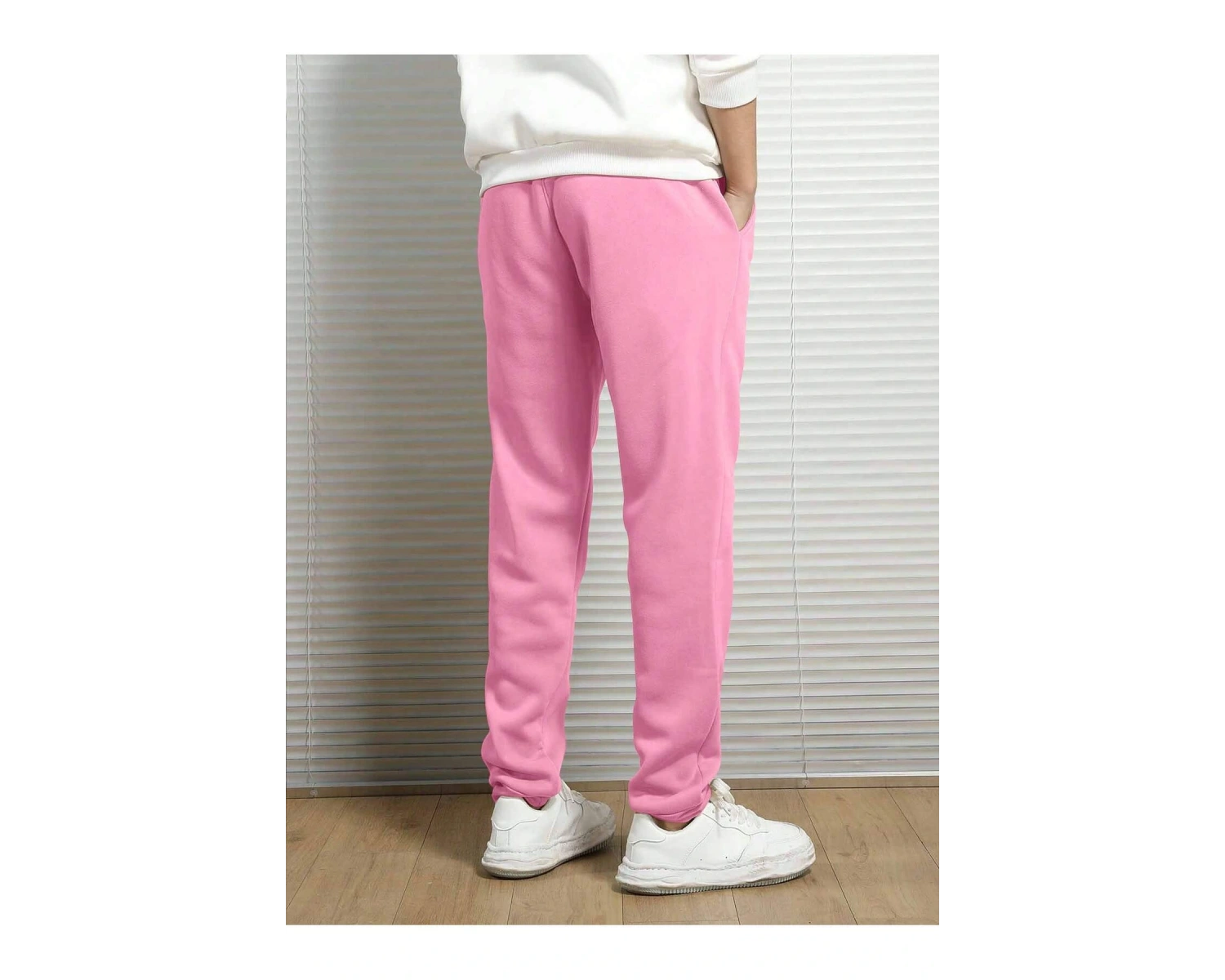 Mountain Print Drawstring Waist Eşofman Altı