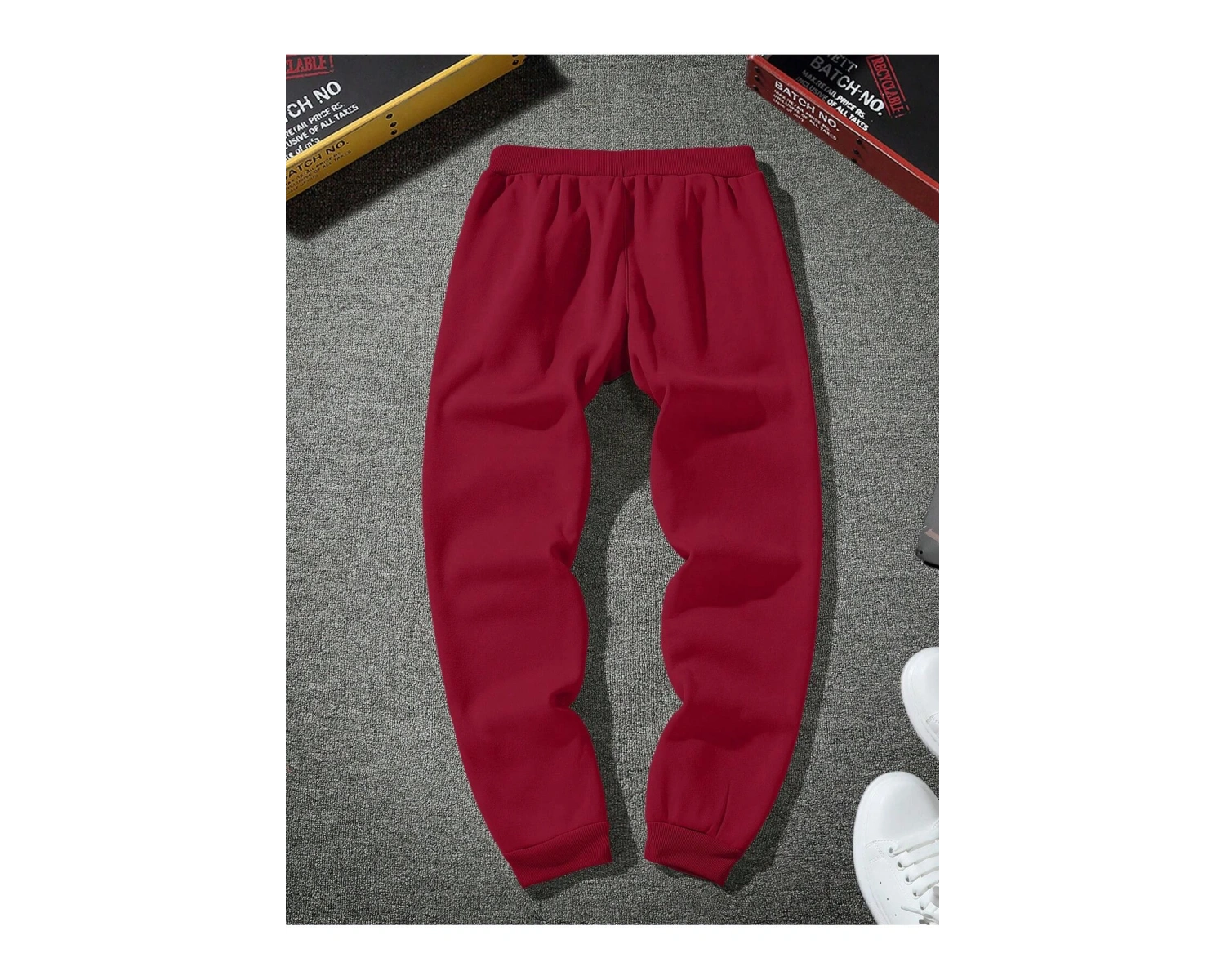 Mountain Print Drawstring Waist Eşofman Altı