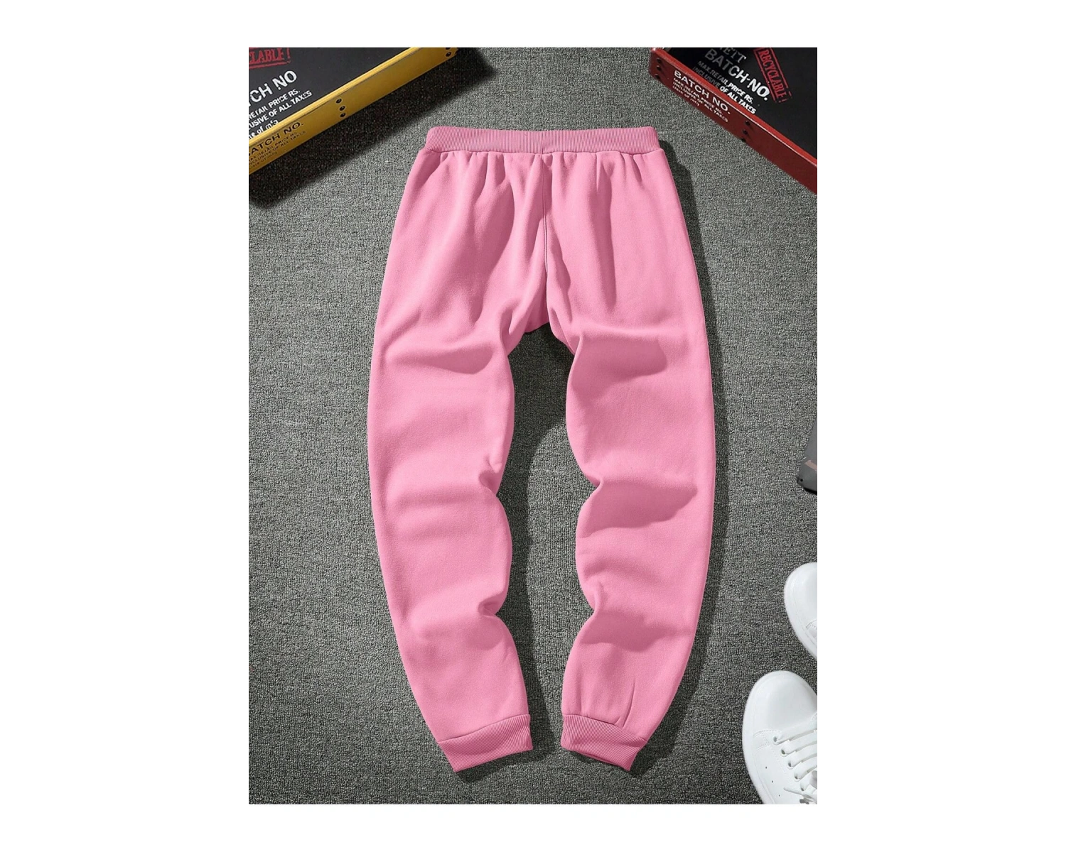 Mountain Print Drawstring Waist Eşofman Altı