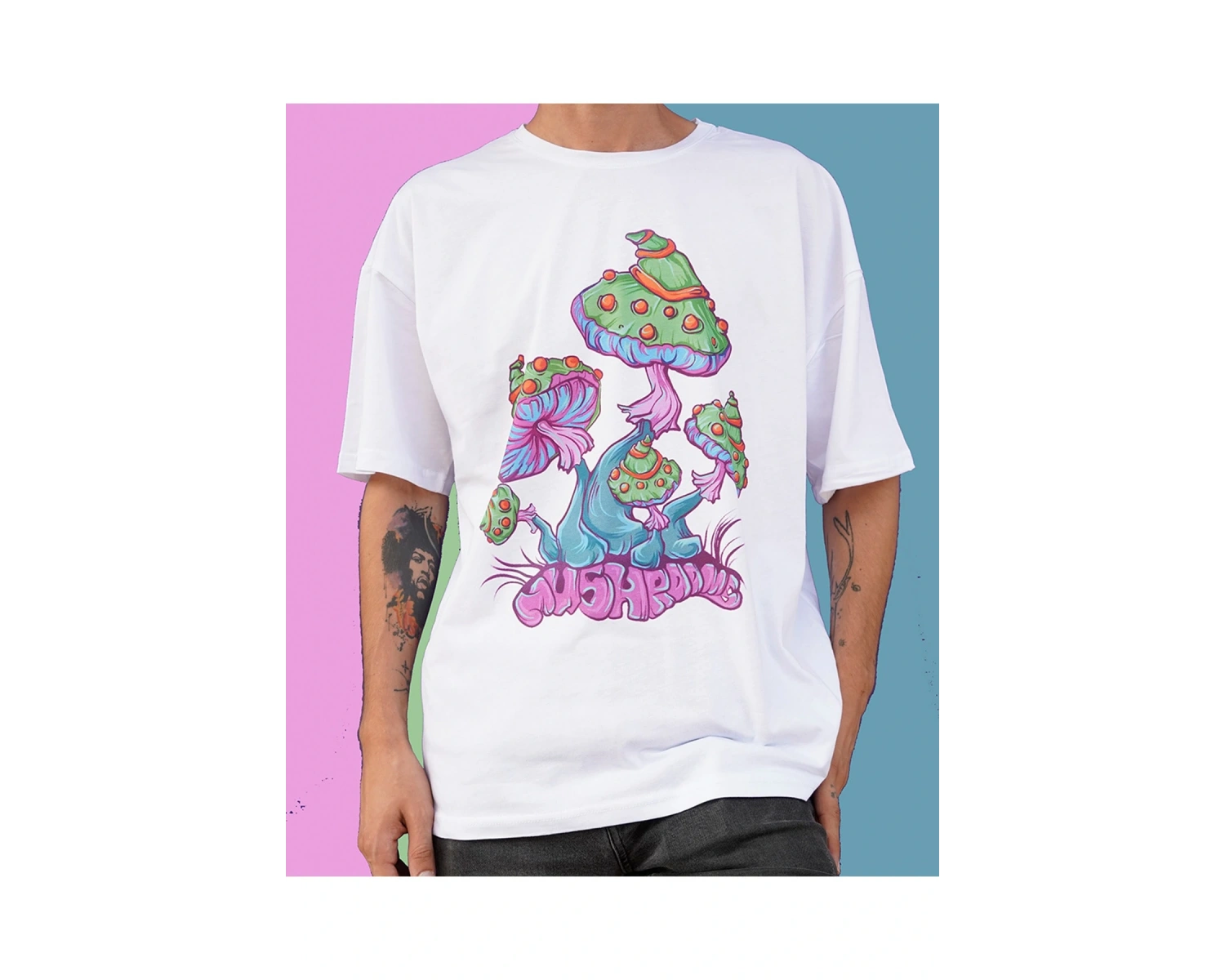 Mushroom Oversize Tişört