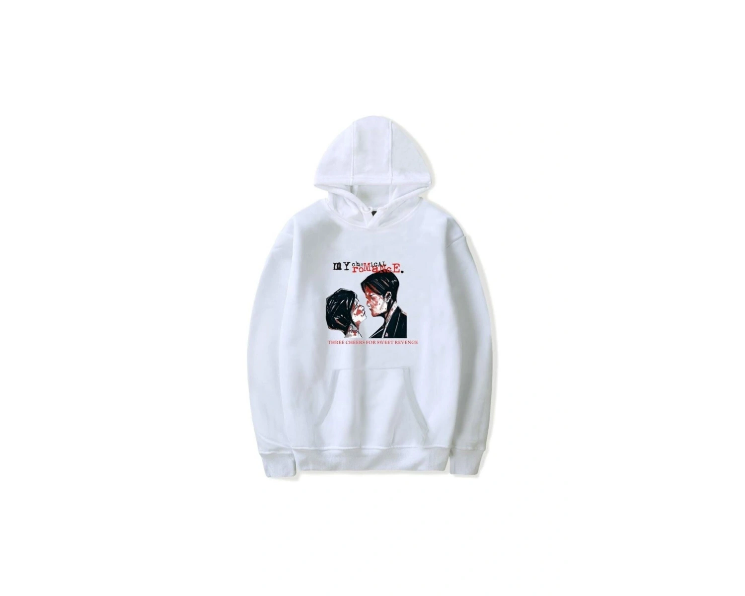 My Chemol Ramonce Mcr Emo Punk Hoodie Mod954 15095 Beyaz