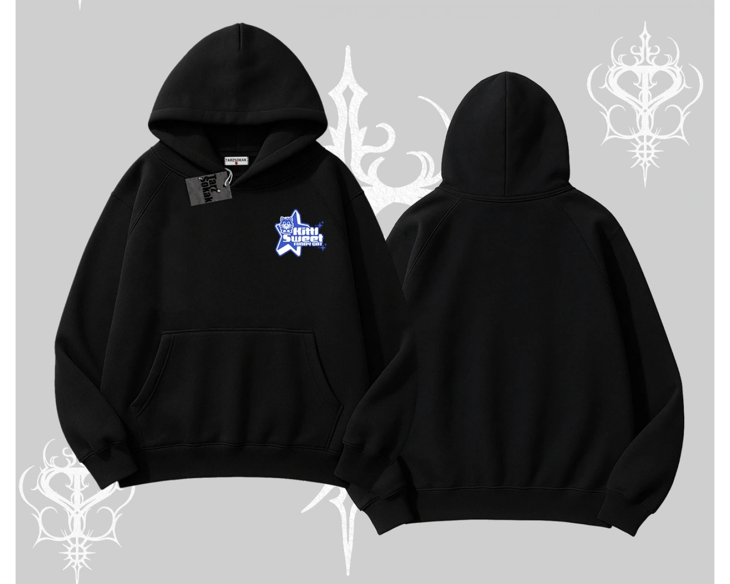 My Mood Right Now Yazılı Sevimli Kedi Kolsuz Tshirt