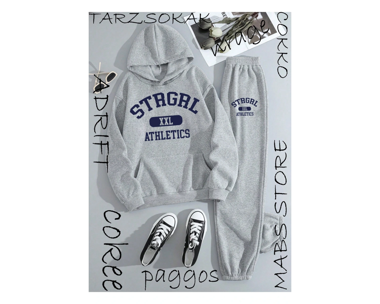 NEW YANKENS 2 li Kapşonlu Eşofman Takımı