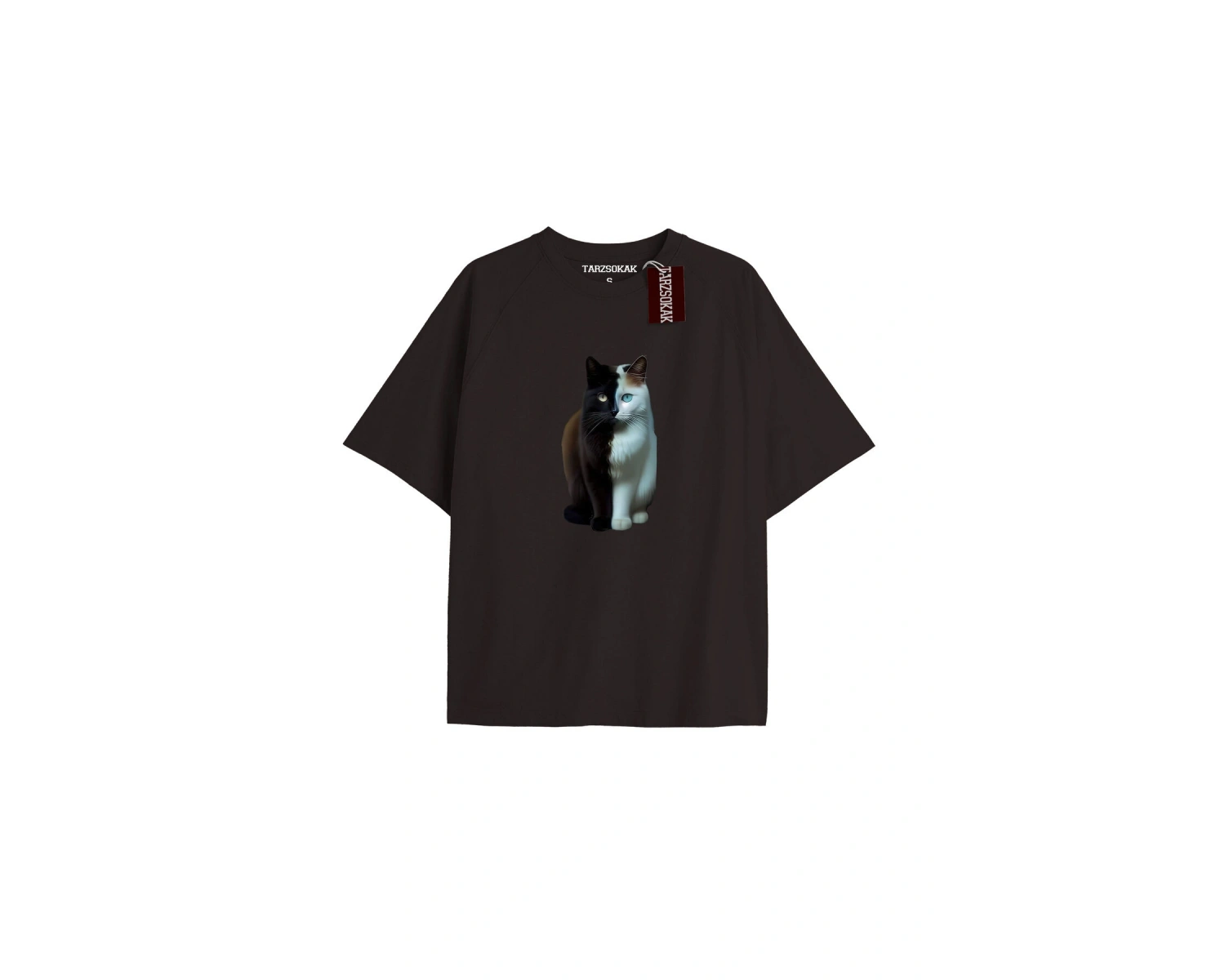 New York Baskılı Oversize Kalıp Unisex T-shirt