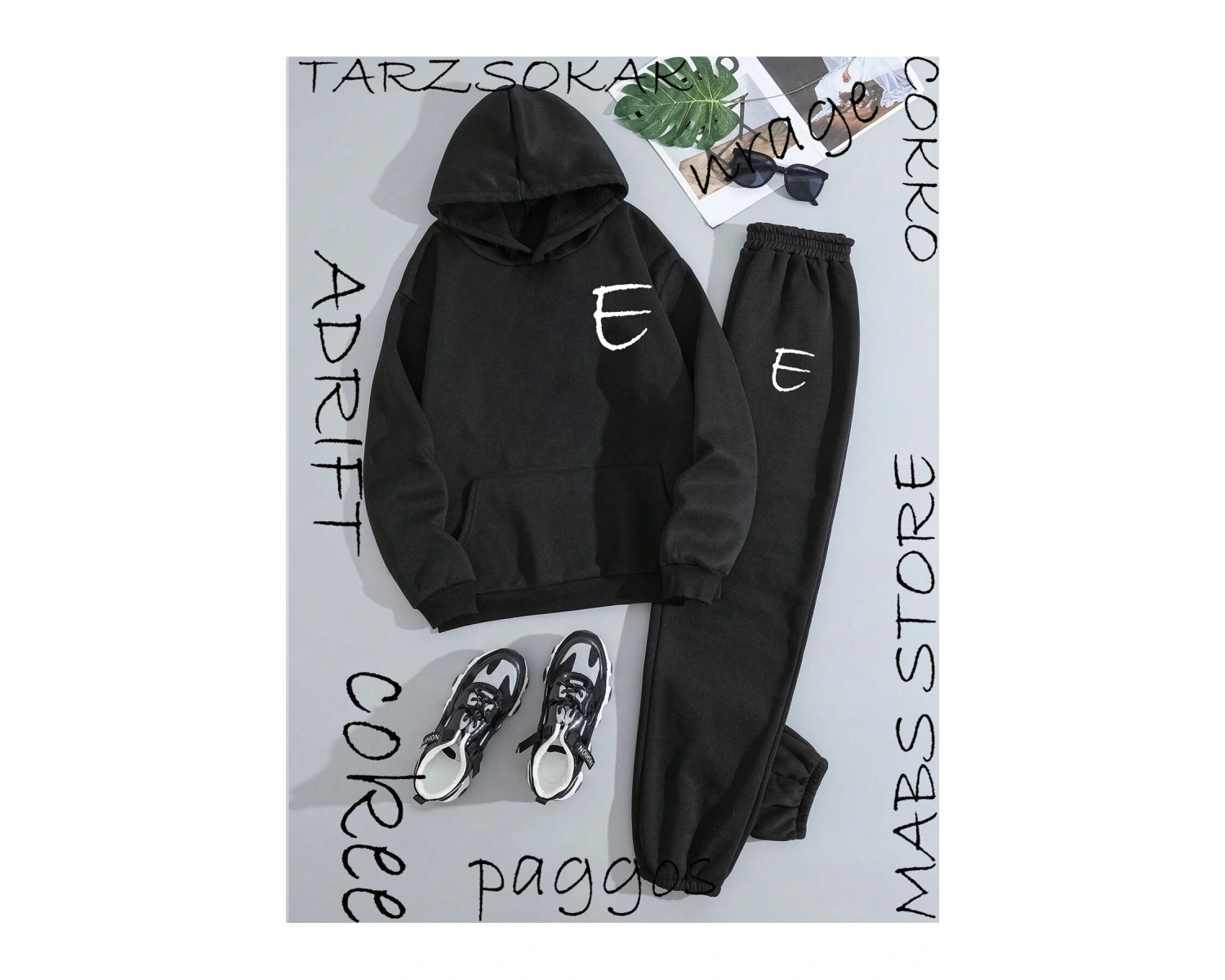 NEW YOURK YANKS 2 li Kapşonlu Eşofman Takımı