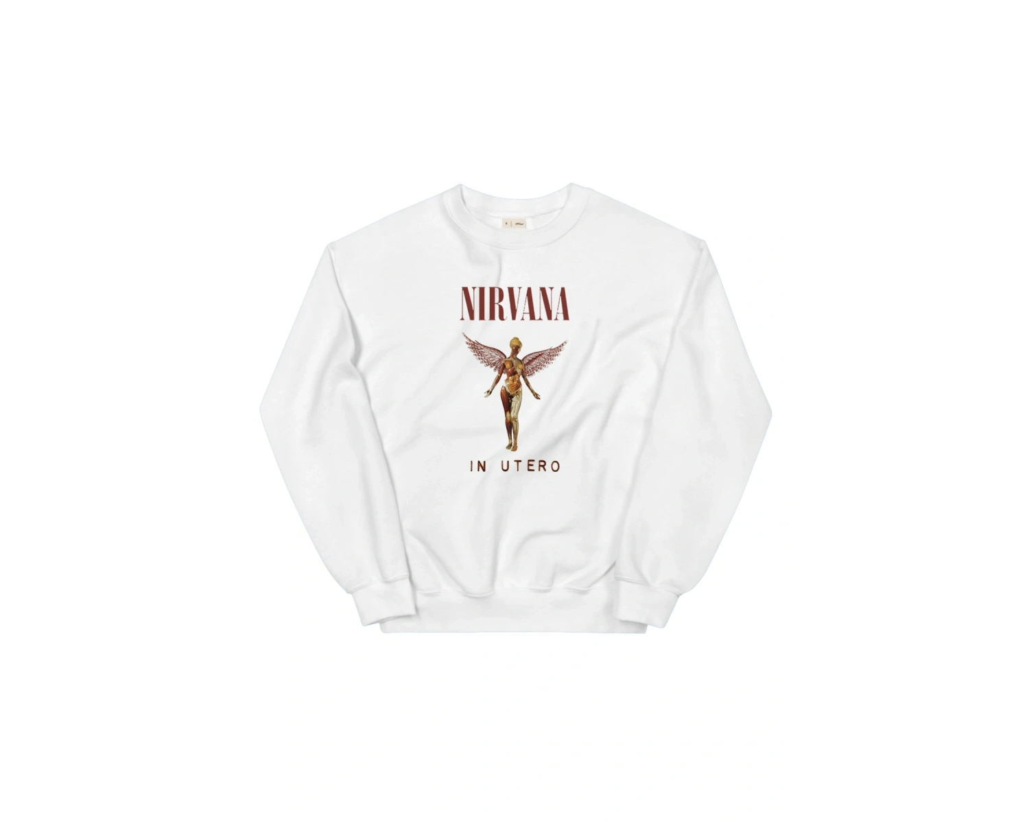 Nirvana Sweatshirt Beyaz