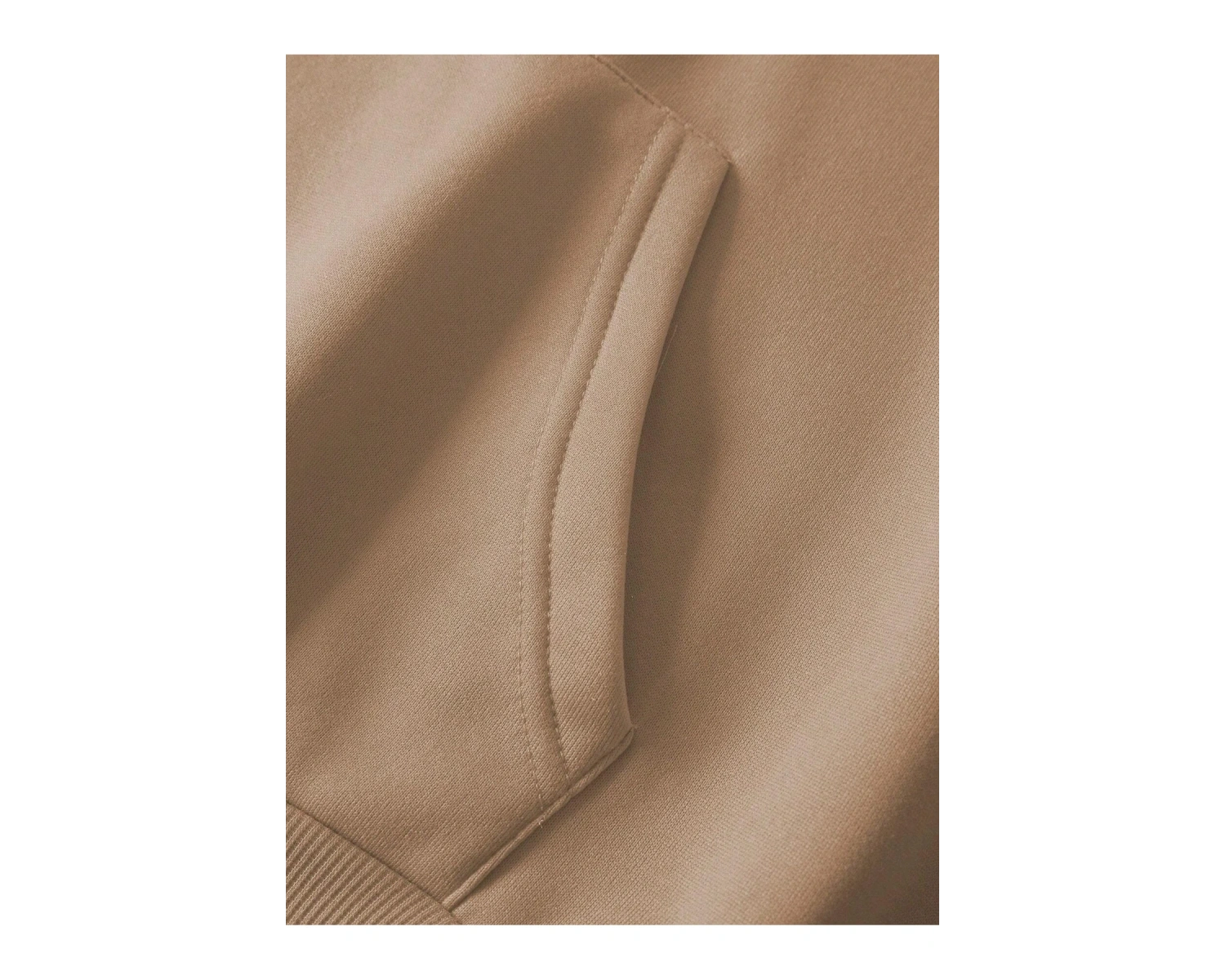 NY Renkli Baskılı Oversize Kapüşonlu Sweatshirt Bej