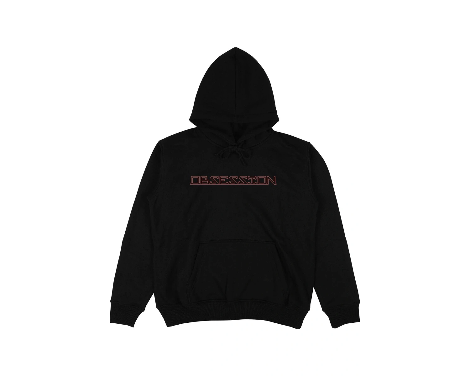Obsession Siyah Oversize Unisex Kapüşonlu Sweatshirt Hoodie