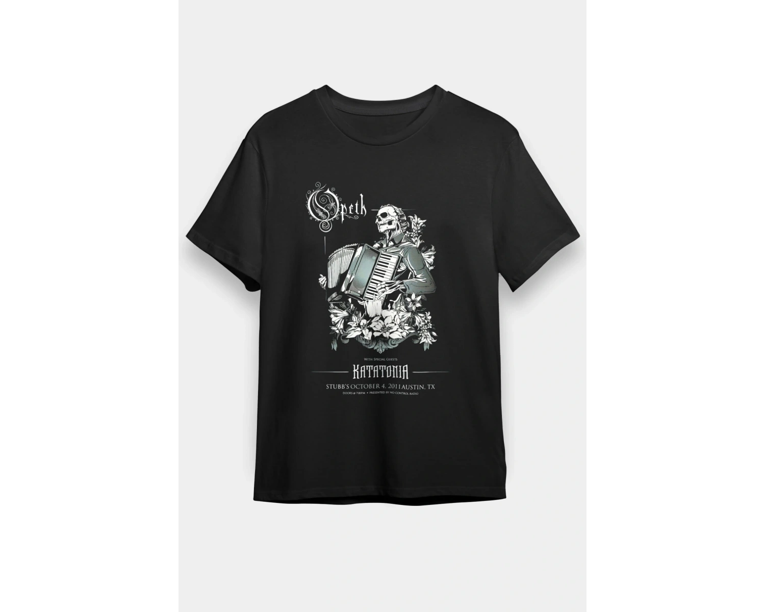 Opeth Baskılı Unisex Beyaz Tişört
