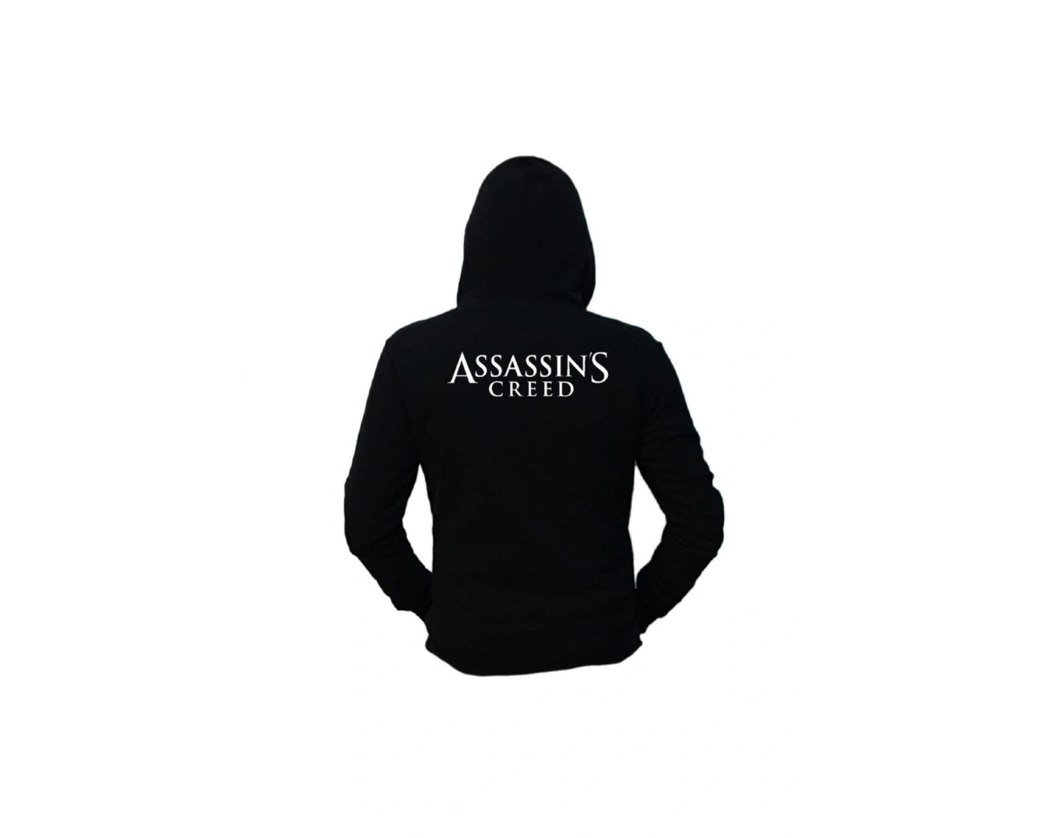 Oversize Assassins Creed Unity Siyah Hoodie