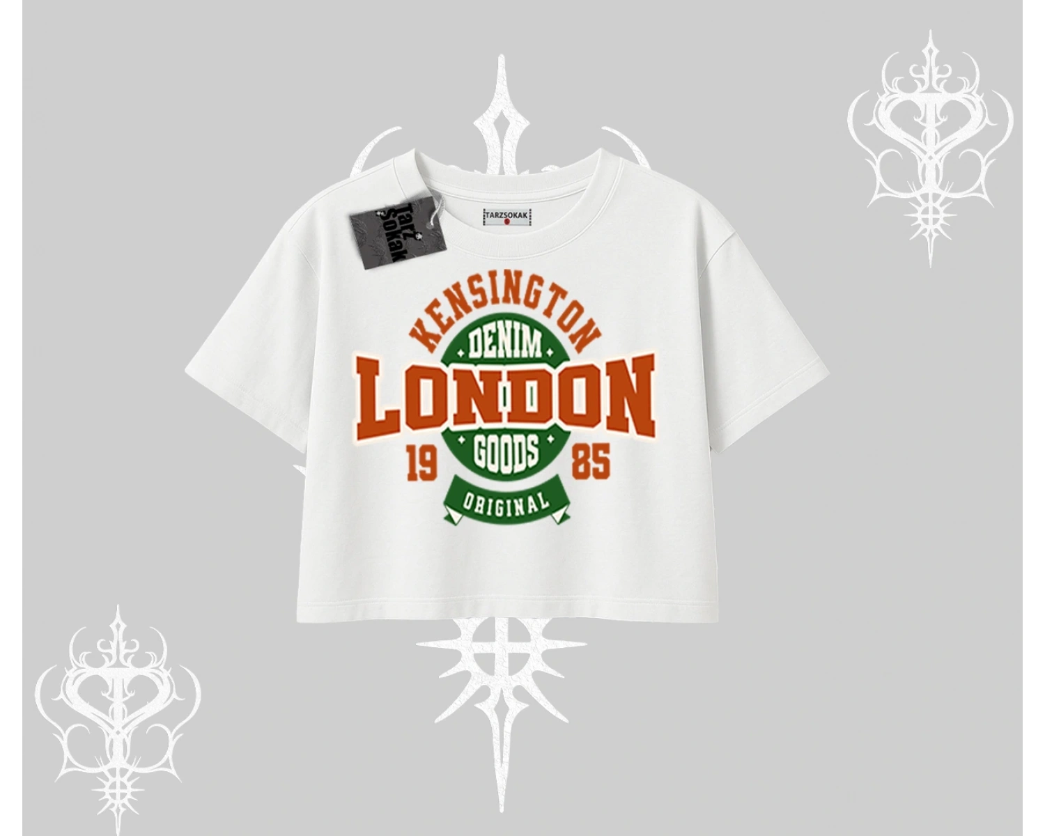 Oversize Crop Tshirt London Denim 1985