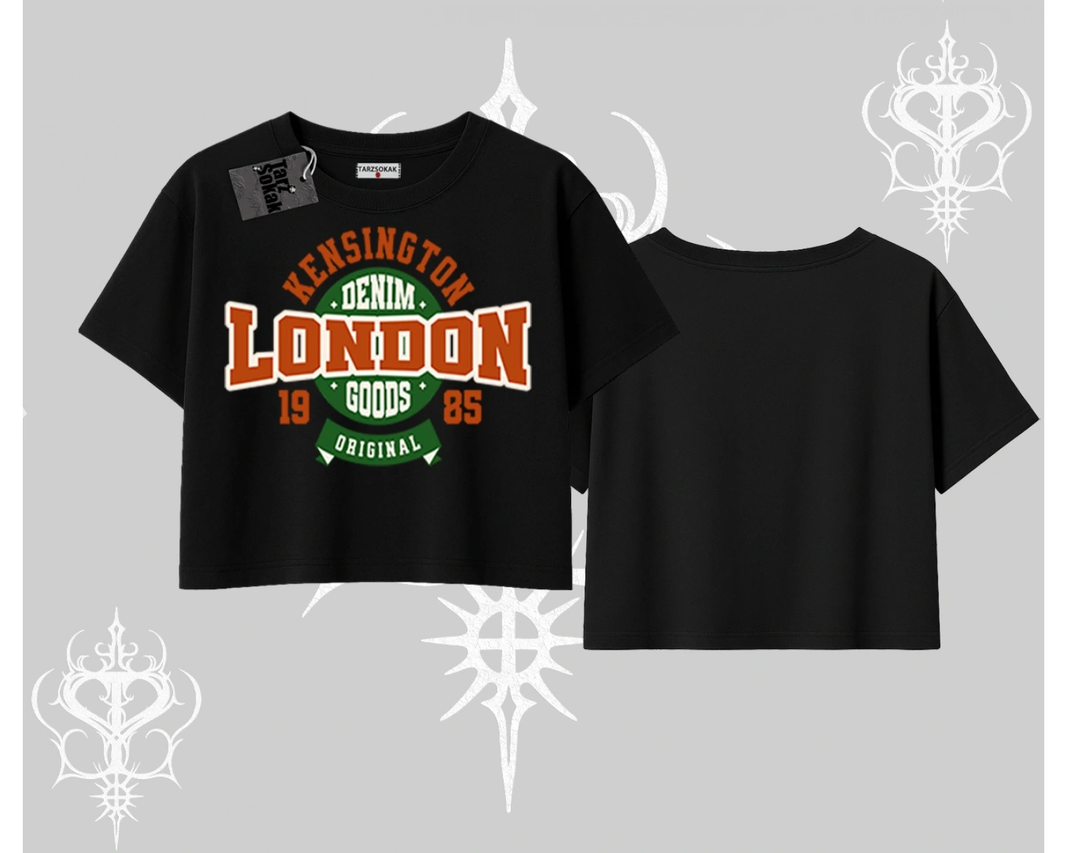 Oversize Crop Tshirt London Denim 1985