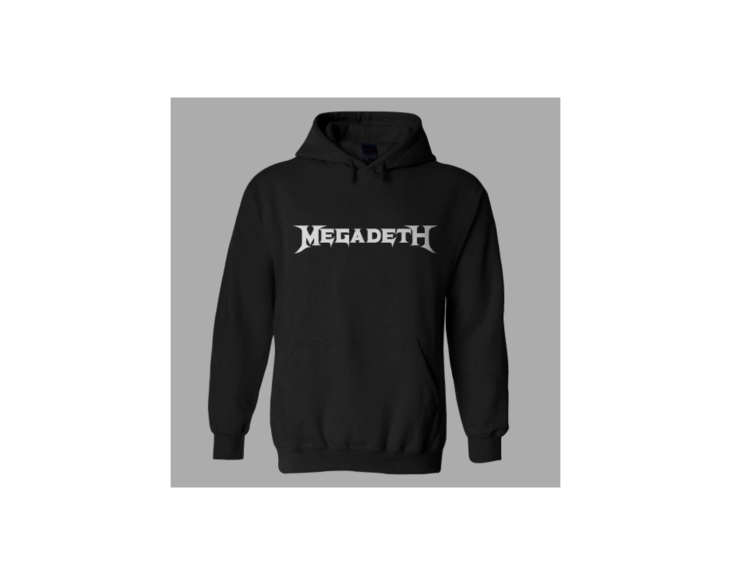 Oversize Megadeth Siyah Hoodie