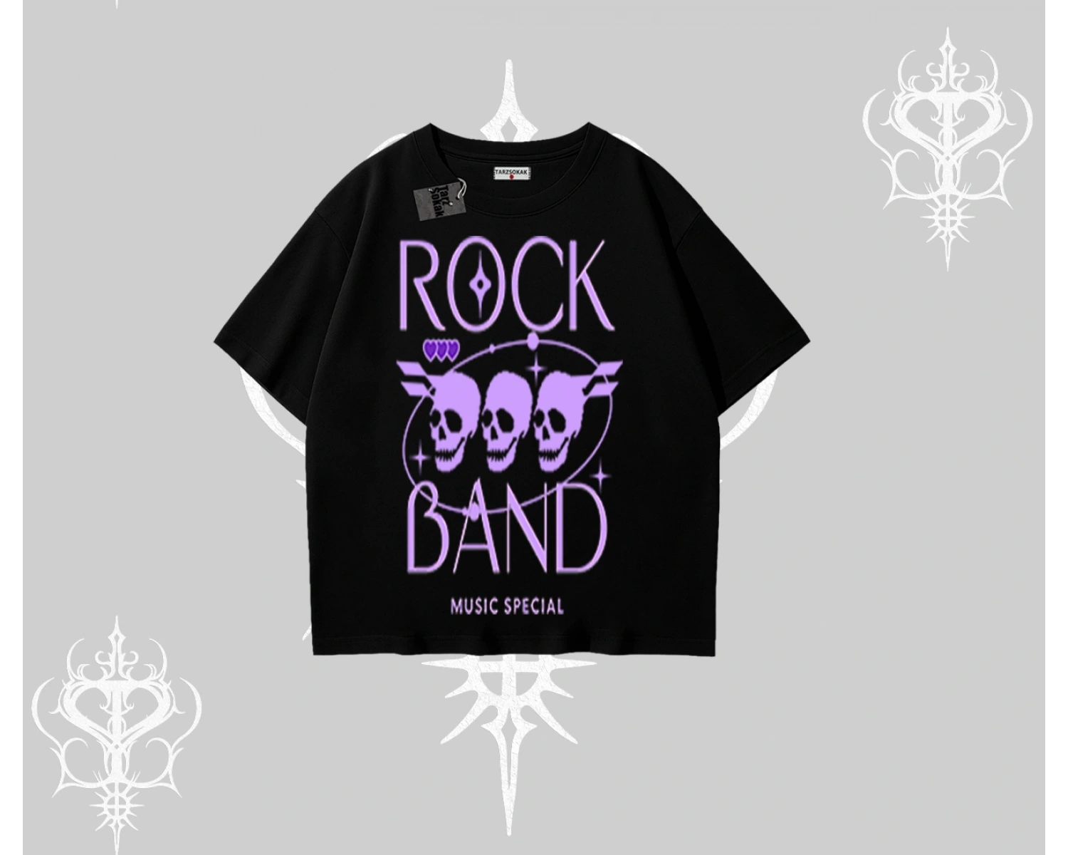 Oversize Tshirt Rock Band Street Noise Culture