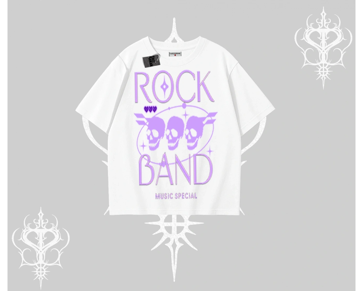 Oversize Tshirt Rock Band Street Noise Culture