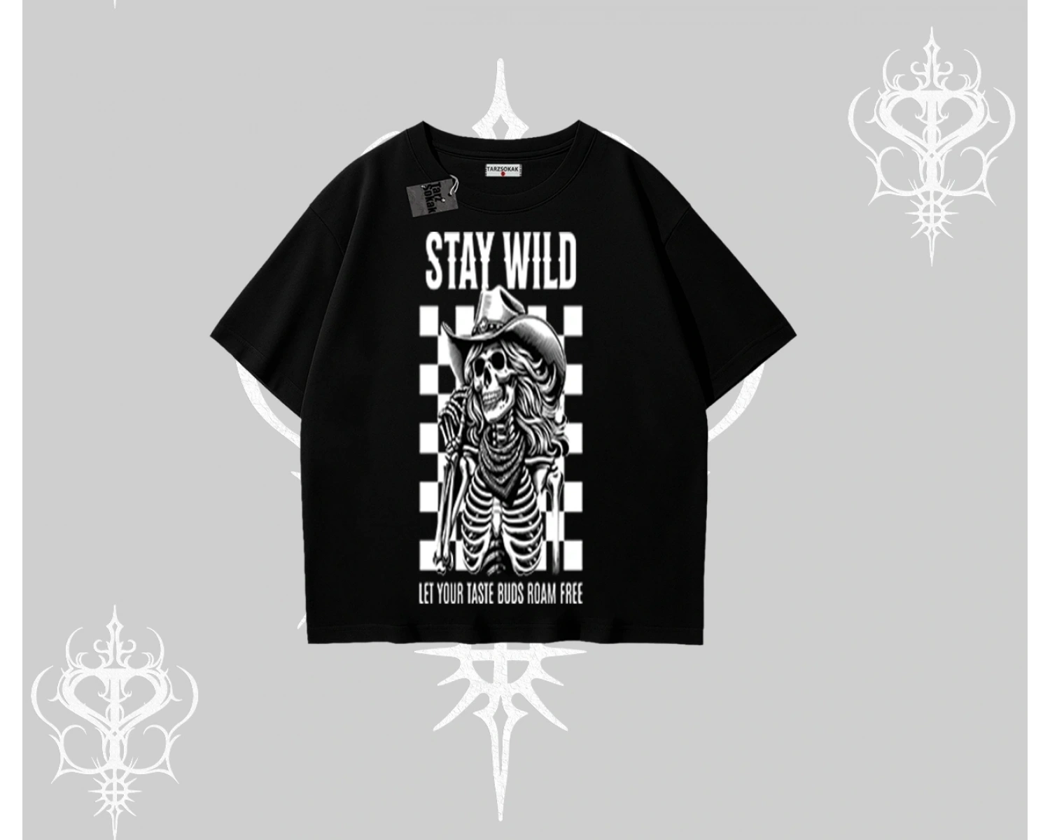 Oversize Tshirt Stay Wild Rock Spirit Urban Riot
