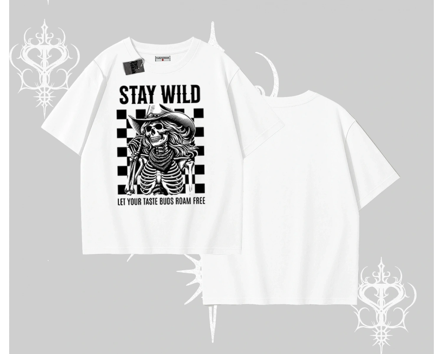 Oversize Tshirt Stay Wild Rock Spirit Urban Riot