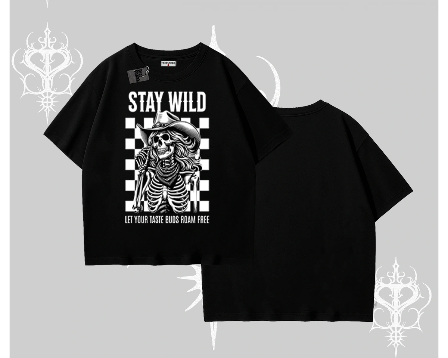 Oversize Tshirt Stay Wild Rock Spirit Urban Riot