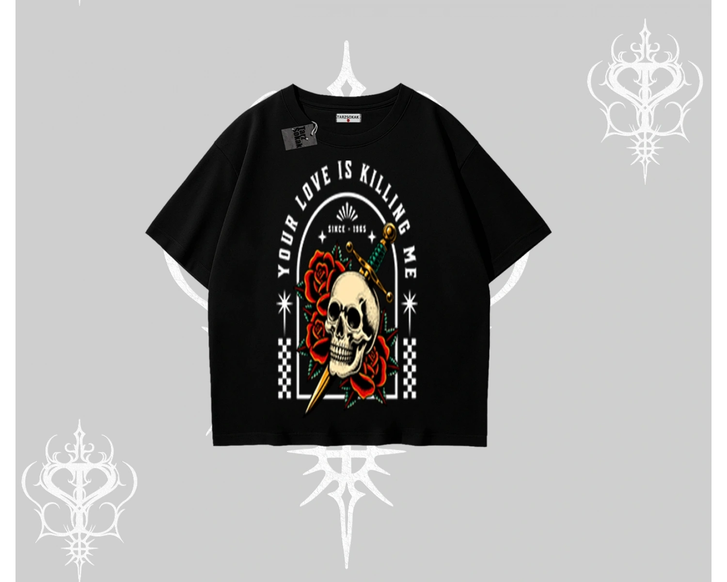 Oversize Tshirt Your Love Is Killing Me Dead Romance