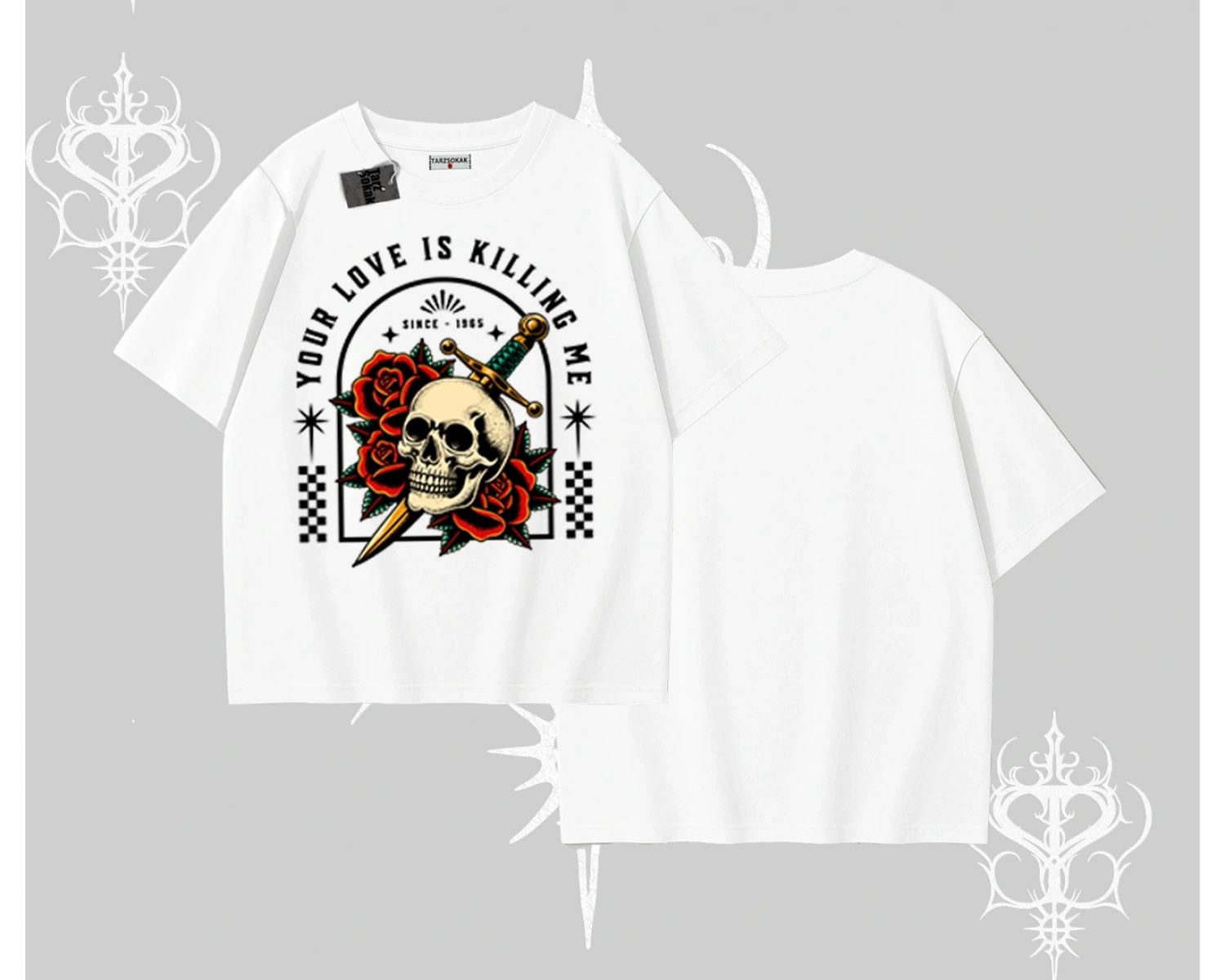 Oversize Tshirt Your Love Is Killing Me Dead Romance