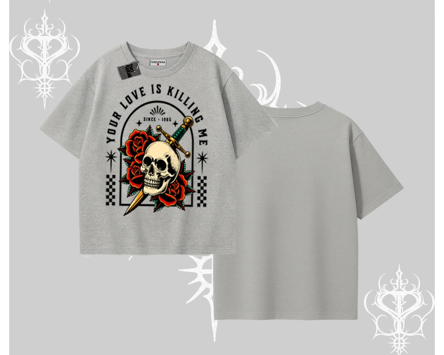 Oversize Tshirt Your Love Is Killing Me Dead Romance