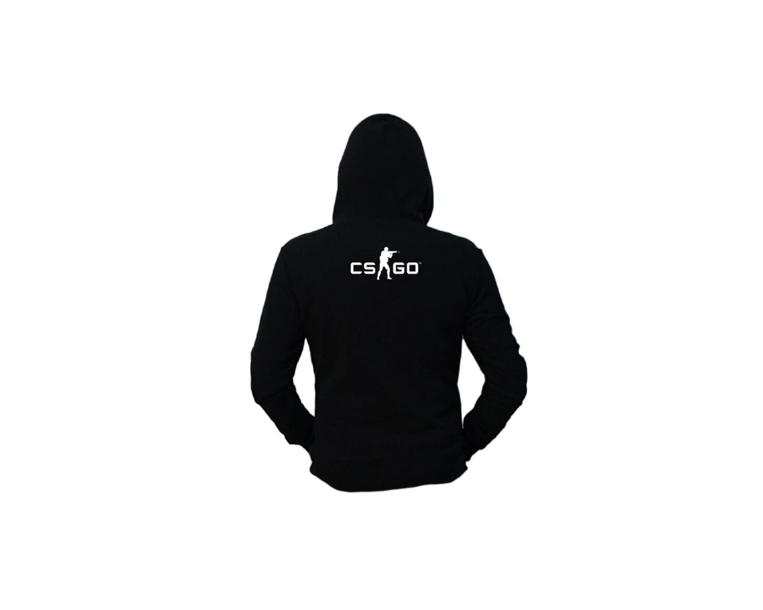 Oversize Unisex Cs Go Counter Strike Siyah Sweatshirt